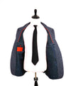 $2,995 ISAIA - Blue/Gray Check "Nuova Base S" 120's Blazer - 46L