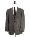 $1,895 CANALI - Textured Gray "Stretch" Notch Lapel Blazer - 44R US