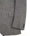 $1,895 CANALI - Textured Gray "Stretch" Notch Lapel Blazer - 44R US