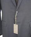 $1,895 CANALI - Textured Blue Check Notch Lapel Blazer - 46R US