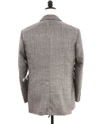 $1,895 CANALI - "KEI" Gray Wool/Silk/Linen Unlined Summer Wool Blazer - Fits 40R (52EU)