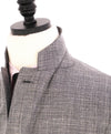 $1,895 CANALI - "KEI" Gray Wool/Silk/Linen Unlined Summer Wool Blazer - Fits 40R (52EU)