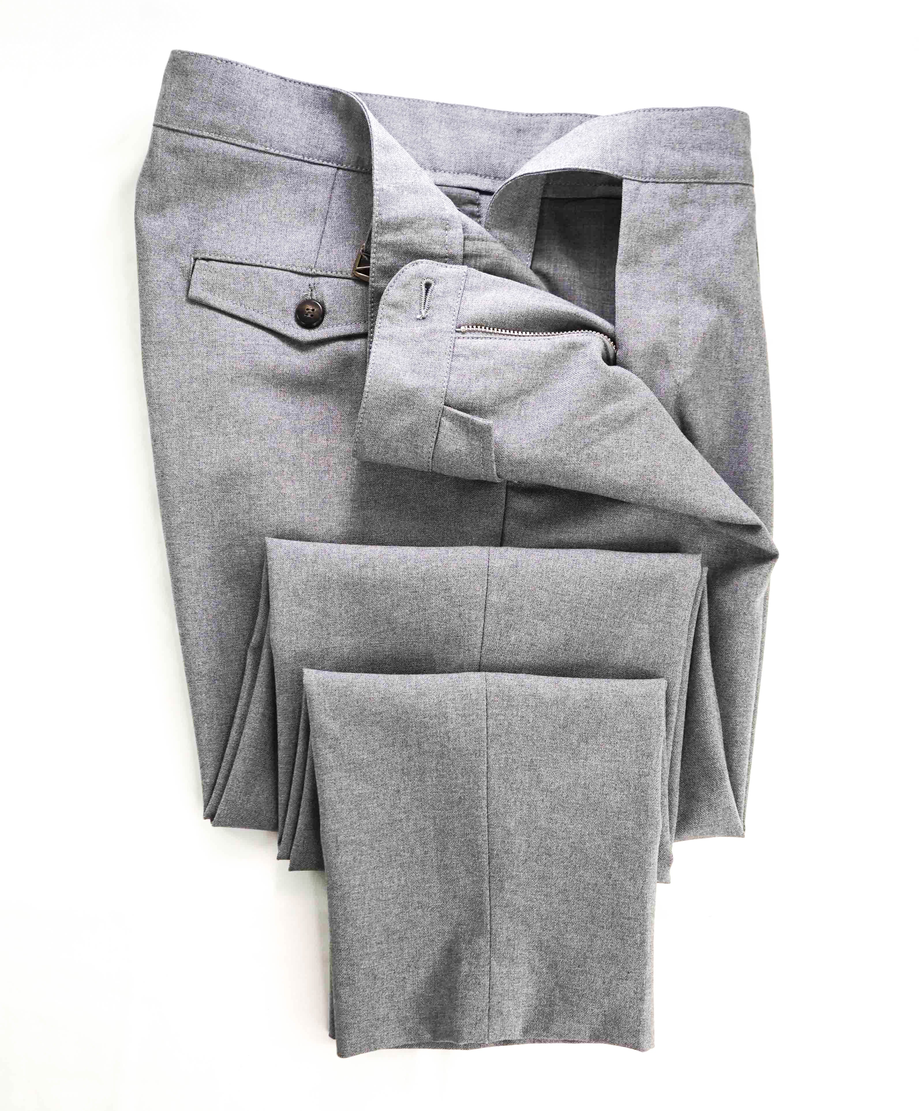 $695 ELEVENTY - *SIDE TAB* WOOL Belted Neapolitan Dress Pant- 33W