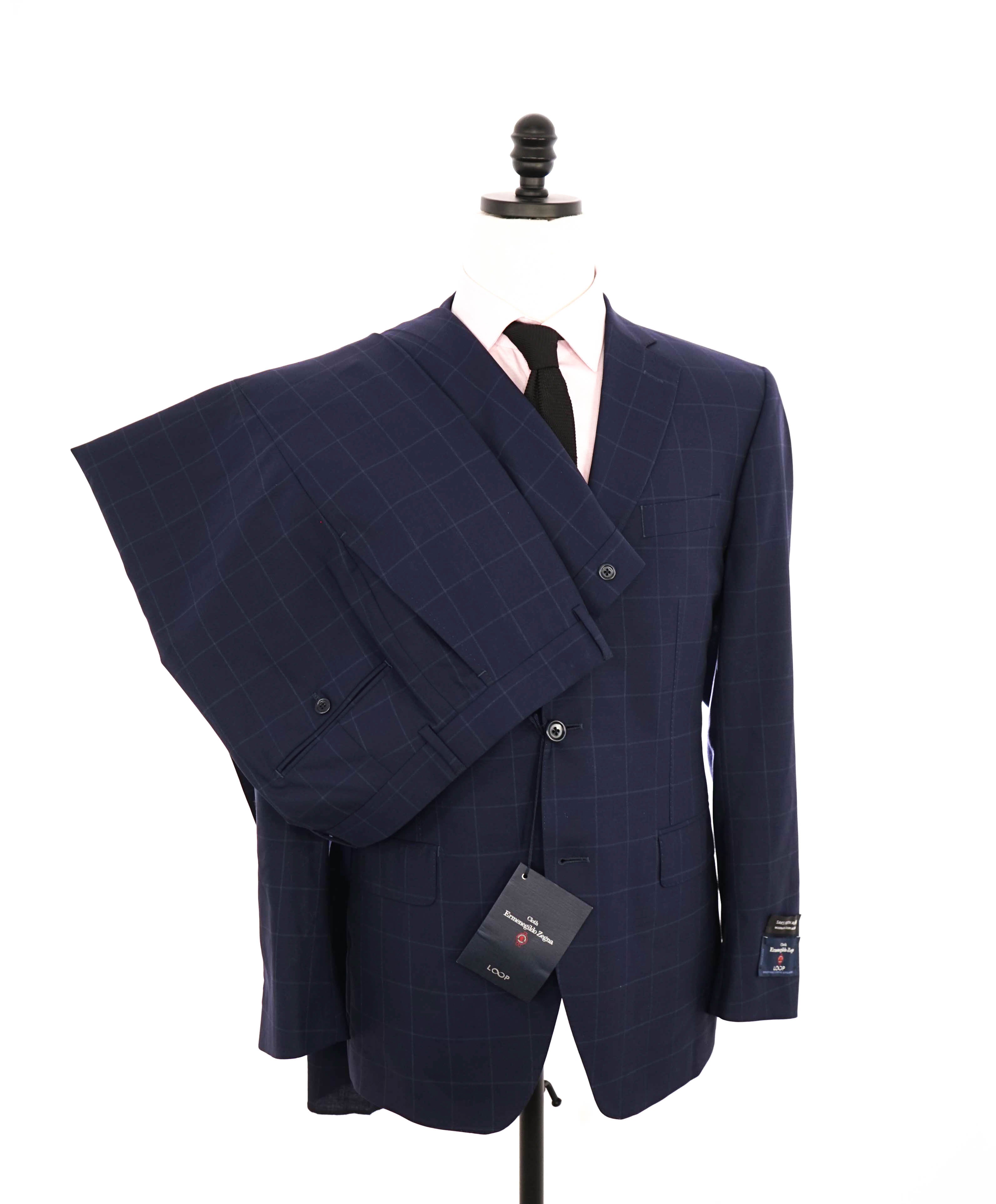 ERMENEGILDO ZEGNA - By SAKS FIFTH AVENUE *Modern* "Australian" Suit - 42R 37W