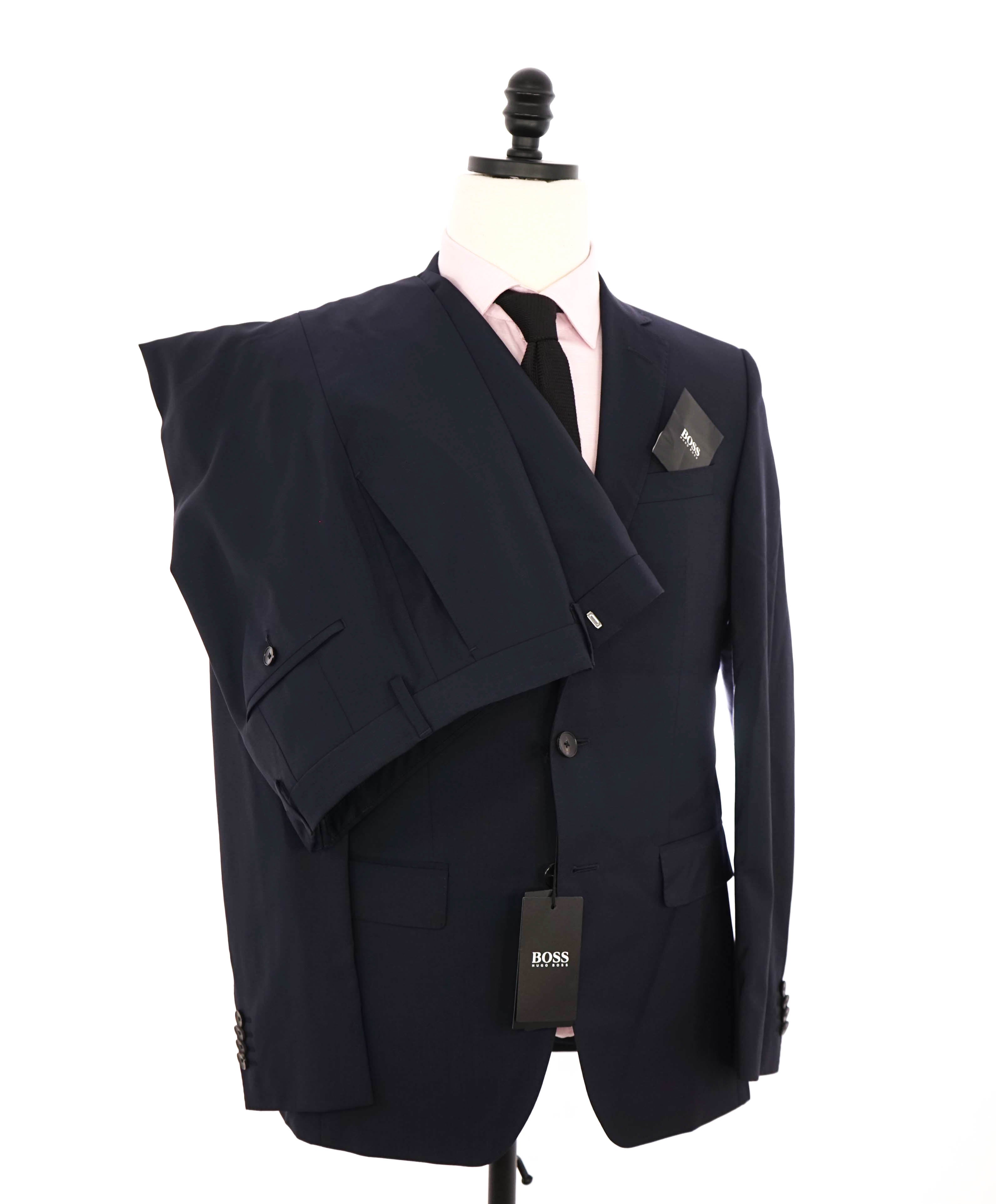 HUGO BOSS - "SLIM" Notch Lapel Navy Blue Suit - 38R