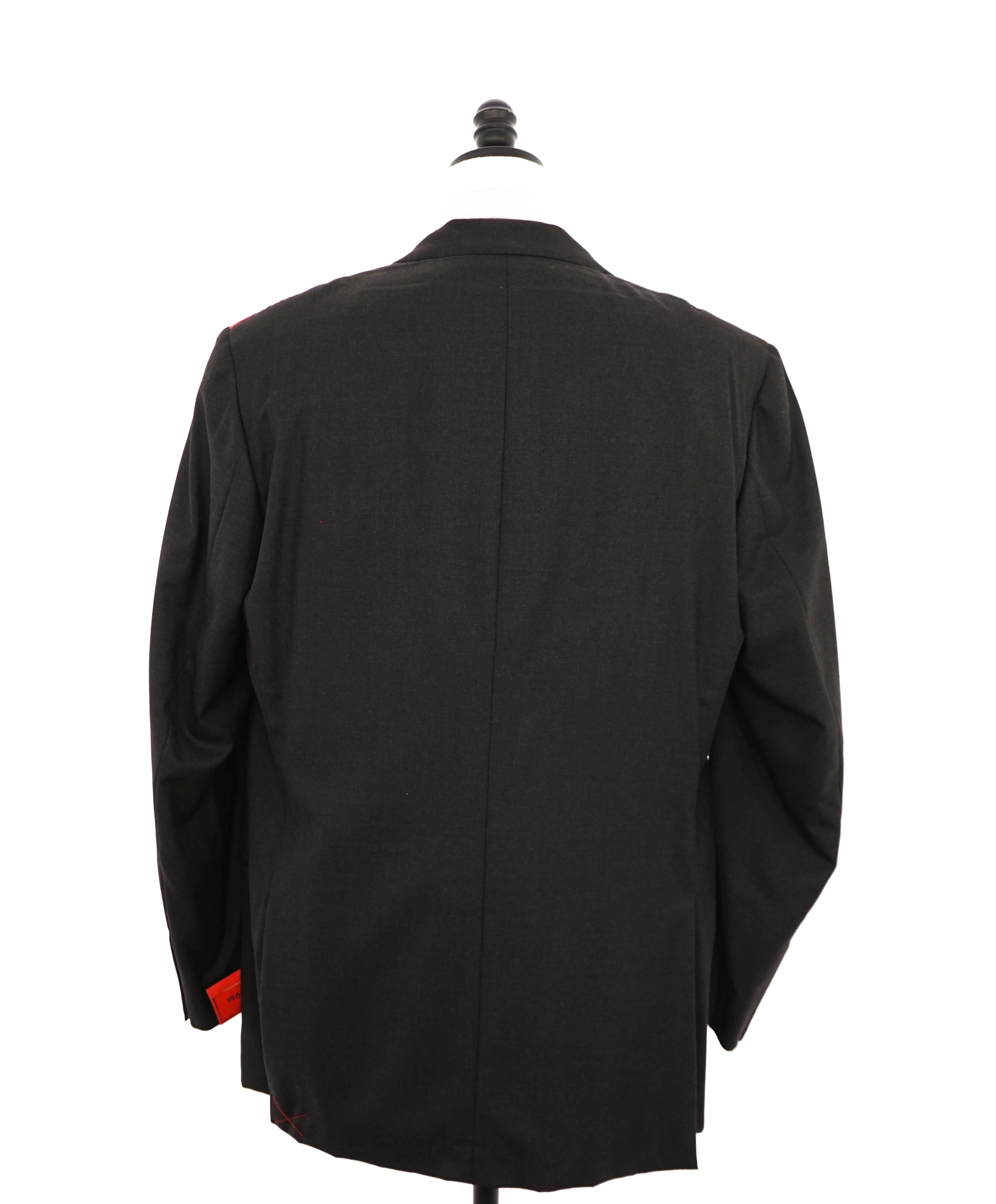 $2,995 ISAIA - "AQUASPIDER S" Super 160's Charcoal Gray Blazer - 48L