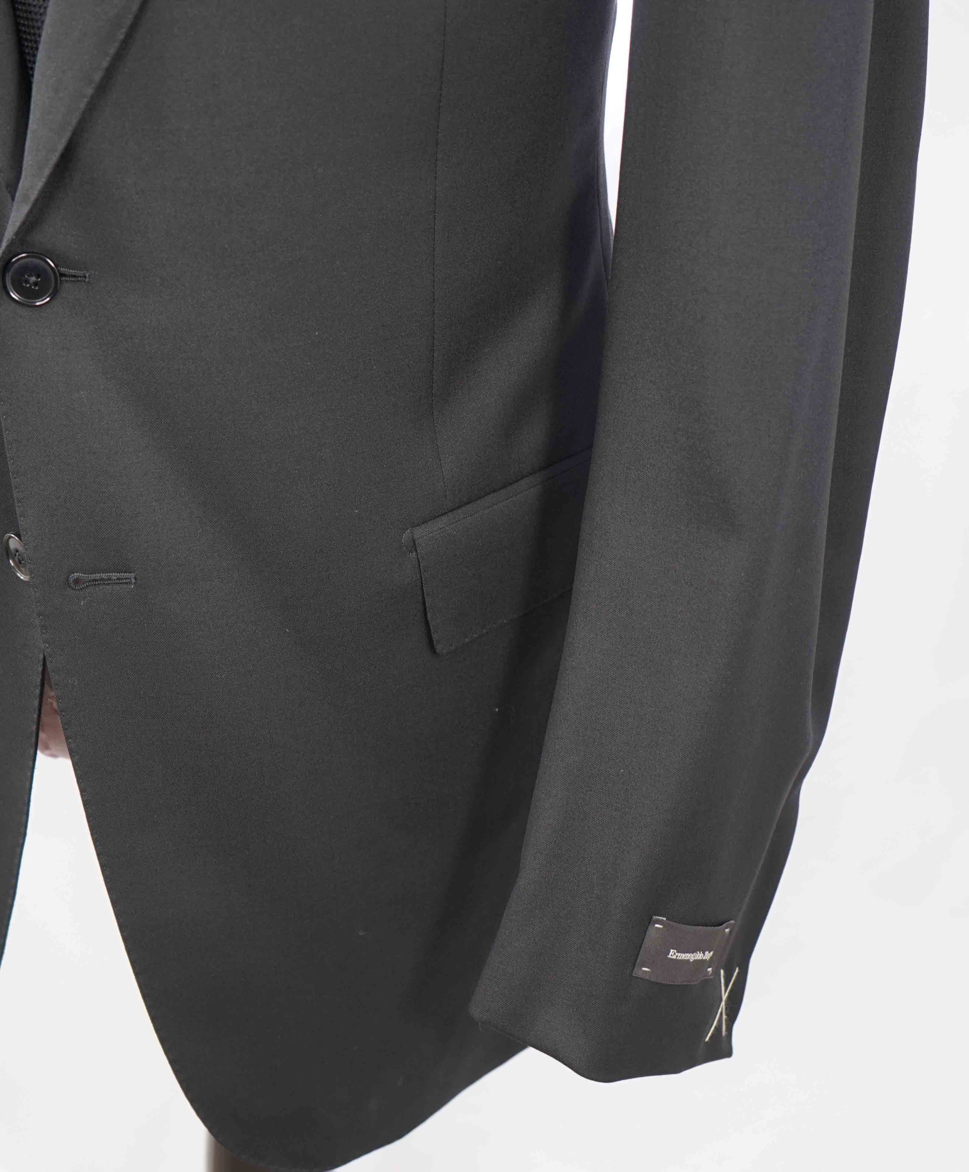 $3,000 ERMENEGILDO ZEGNA - Black “Microsphere” Suit - 48L