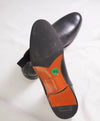 $1,295 SANTONI - Black Almond-Toe Ankle Chelsea Boot - 8 US (7 IT)