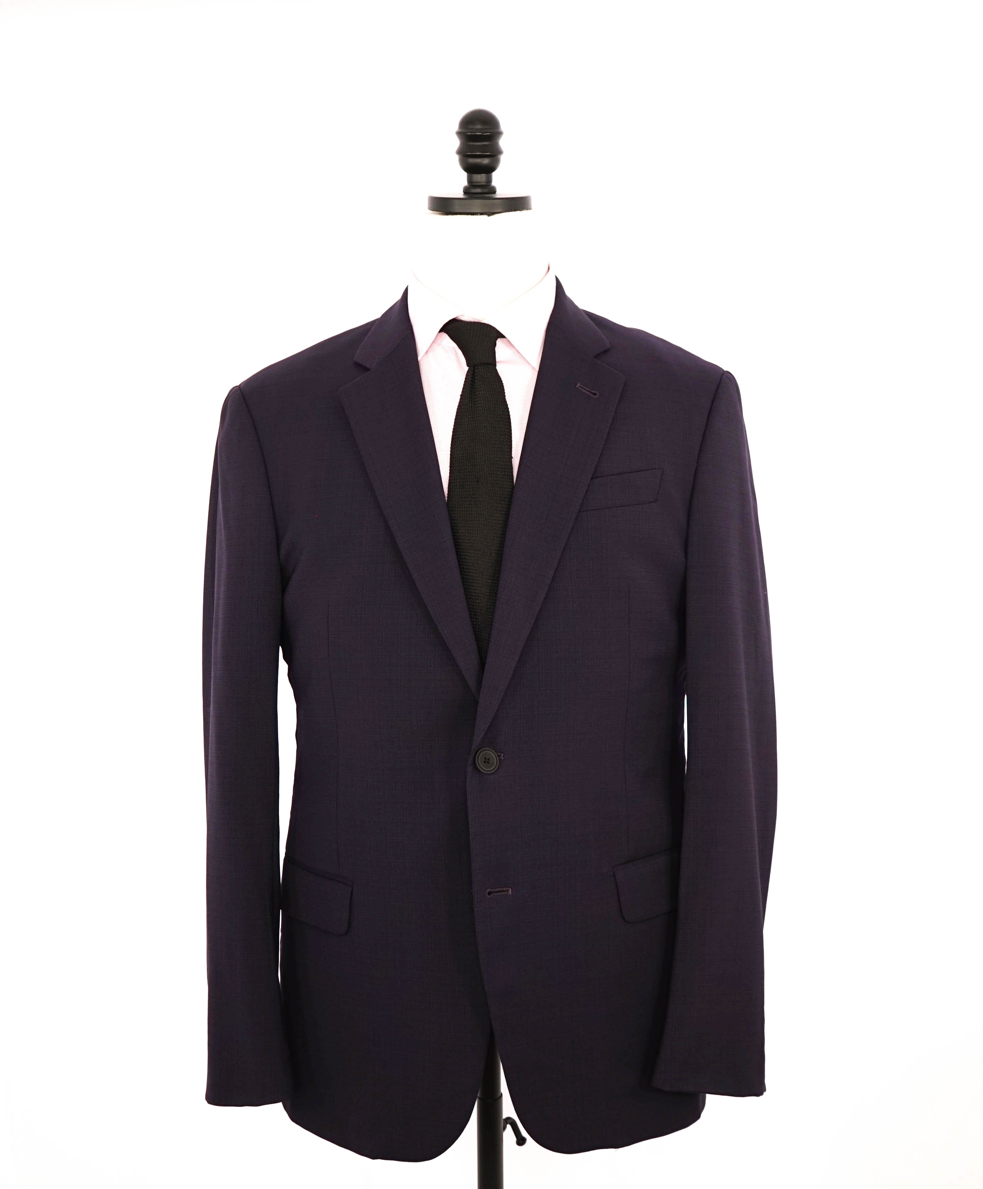 $1,595 EMPORIO ARMANI- Purple *G lIne Deco* TRAVEL ESSENTIAL PACKABLE Blazer - 42R