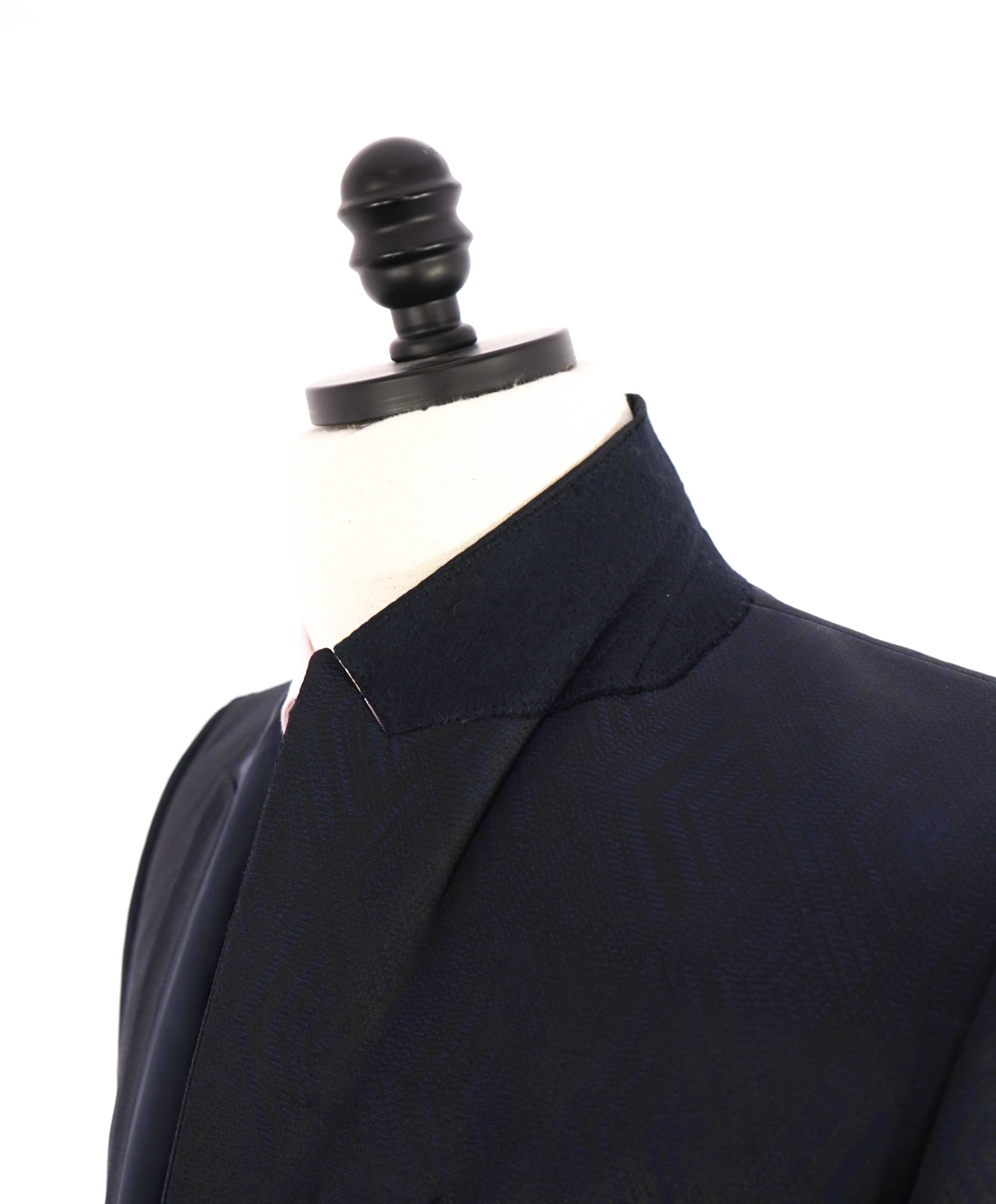 $1,195 VERSACE - Navy Blue PEAK LAPEL TuxDinner Jacket Blazer  - 38R