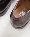 SALVATORE FERRAGAMO - "TRAMEZZA" Cherry Shell Cordovan Classic Penny Loafers - 11.5 B