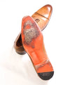 $1,295 SANTONI - "Fatte A Mano" Neutral Patina Texture Hand Made Oxford - 13 US (12 Santoni)