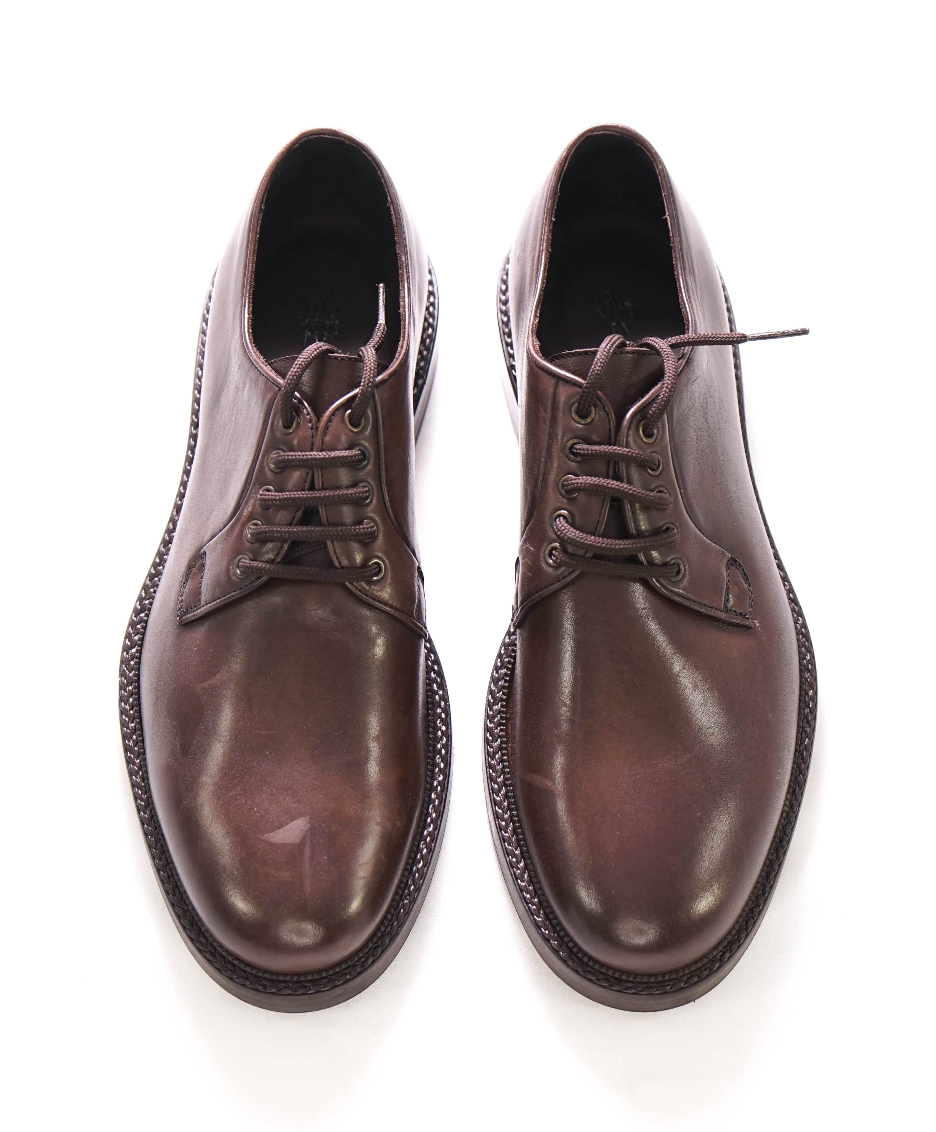 $595 ELEVENTY - Brown Derby Brunello Dress Shoes - 9 US (42EU)