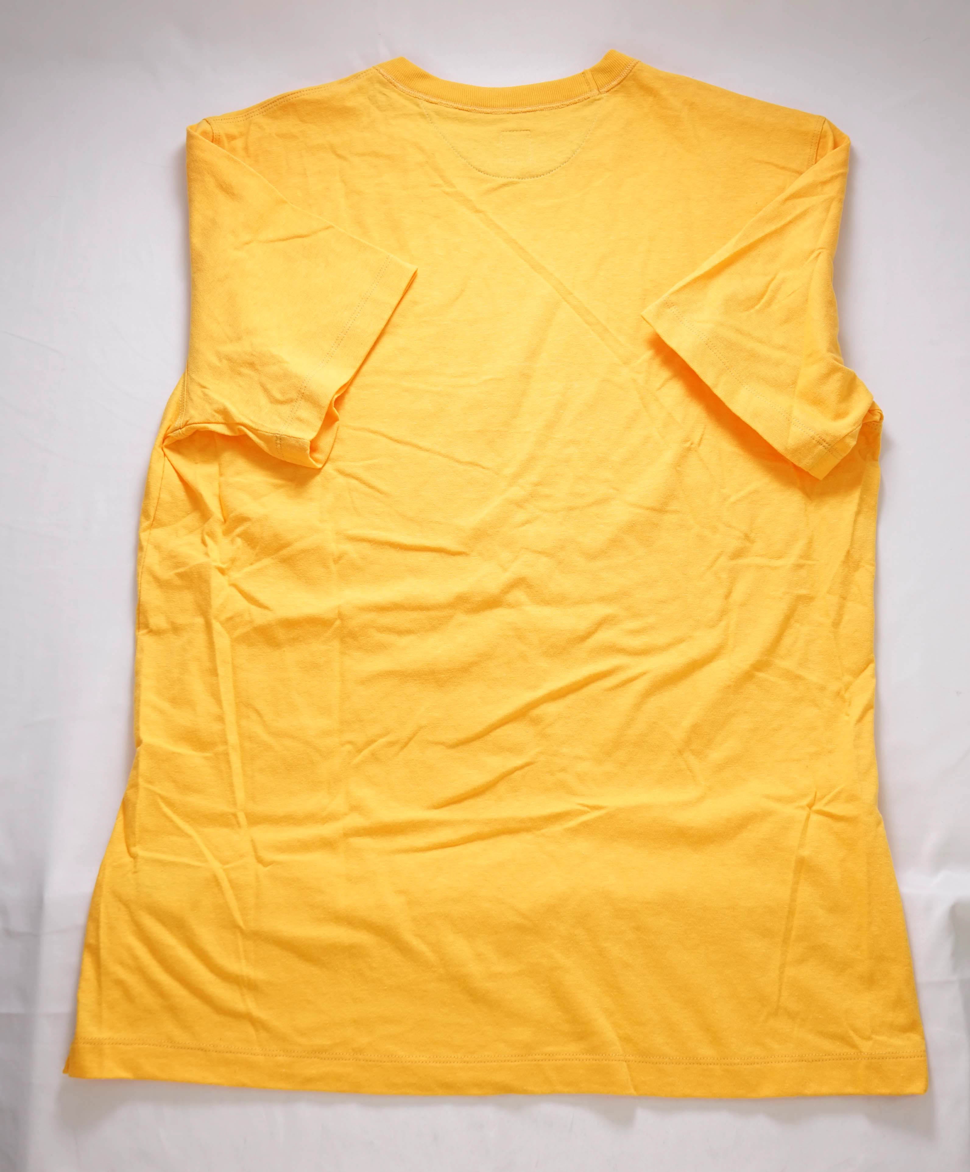 $225 ELEVENTY - Cotton Yellow Short SleeveGraphic T-Shirt - M