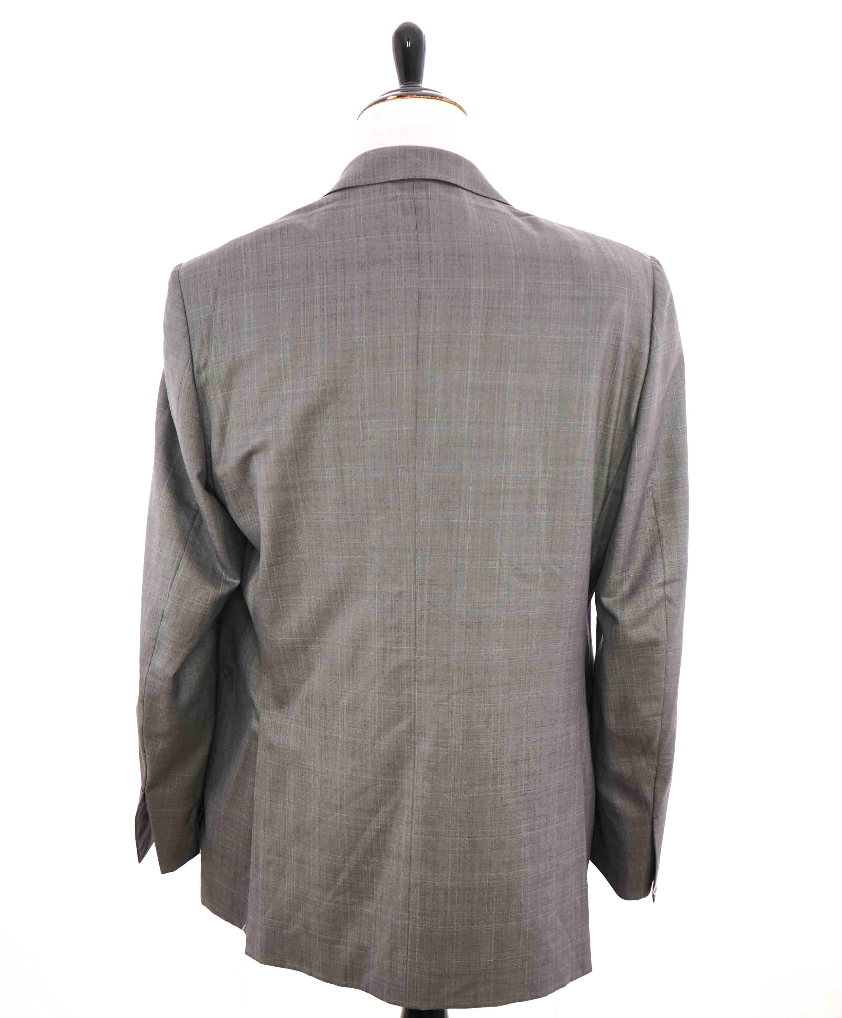 $3,290 ERMENEGILDO ZEGNA- “TORFEO 600” Gray Silk Blazer- 46L