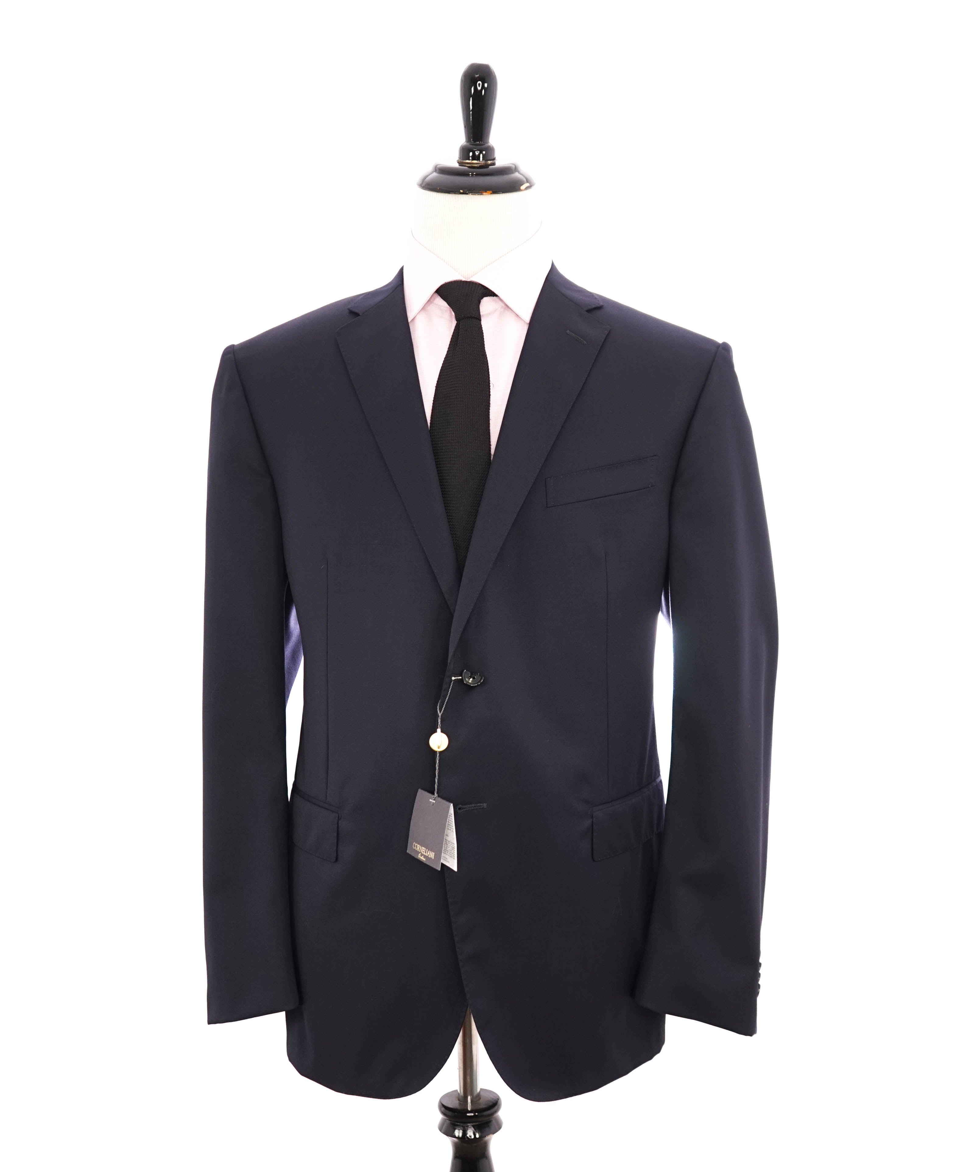 $1,595 CORNELIANI - CLOSET STAPLE  *17,25 MICRONS* Navy Blue Blazer - 48R