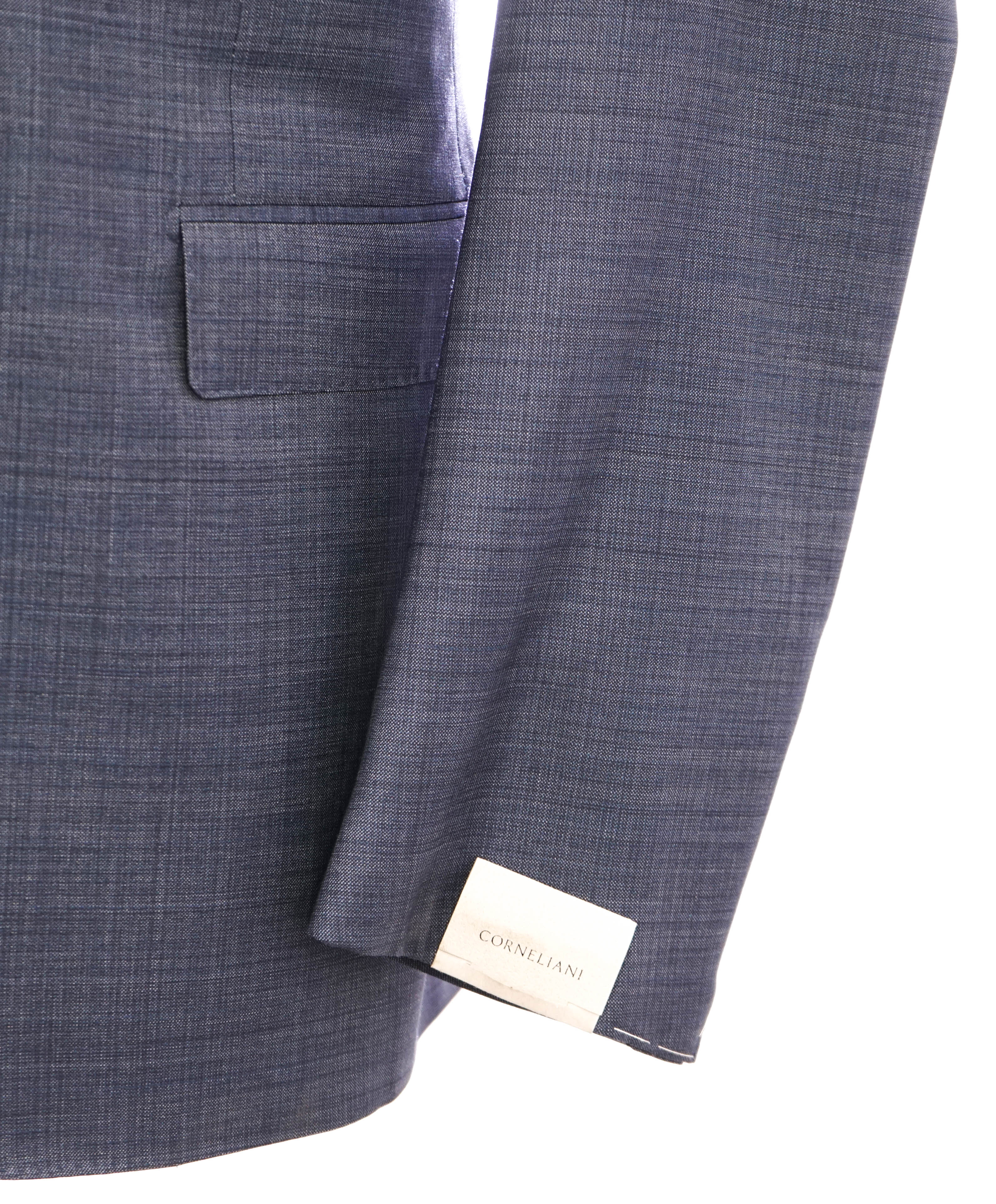 $1,595 CORNELIANI - *17,25 MICRONS* Pastel Blue Pin Dot Blazer - 46R