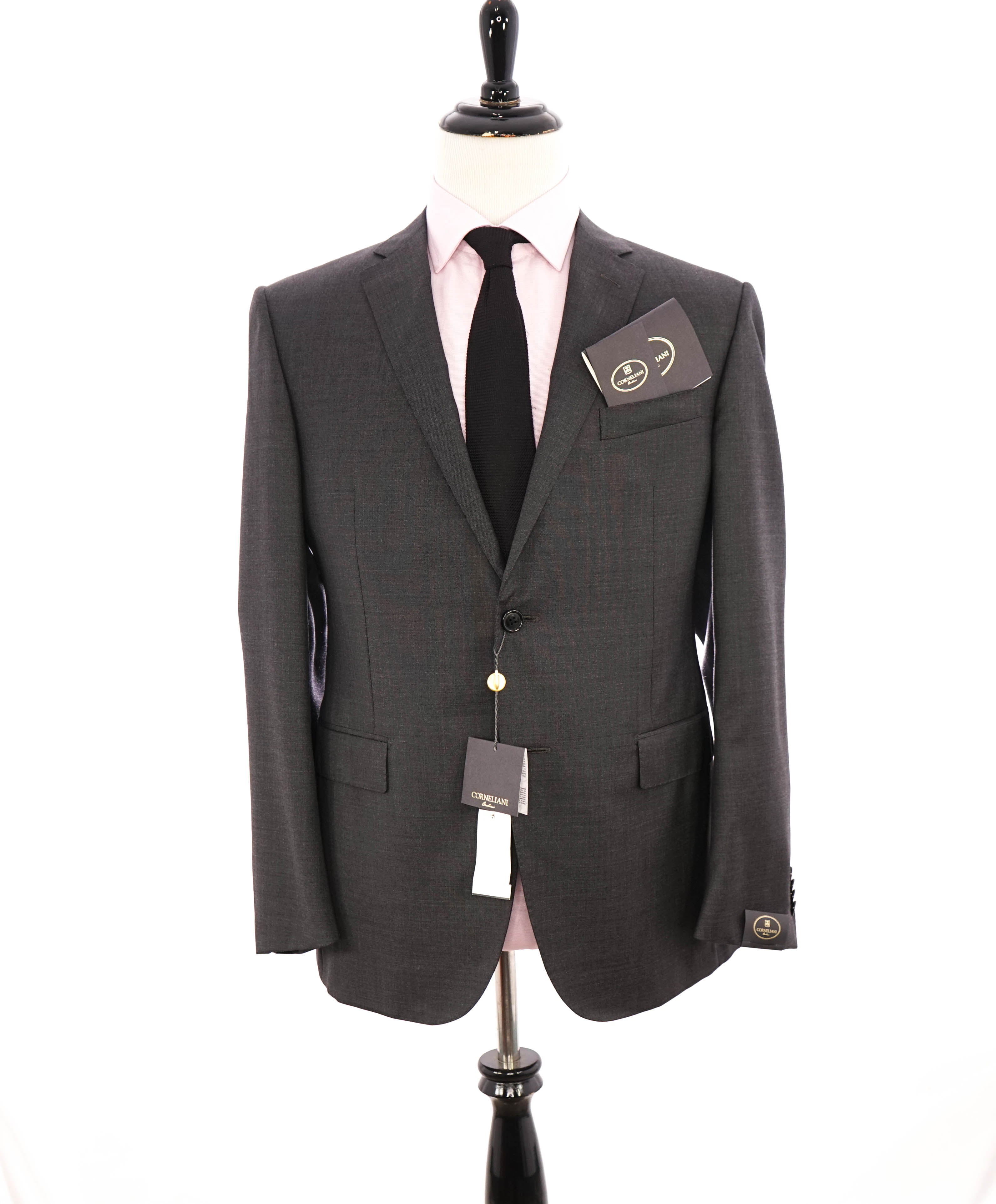 $1,595 CORNELIANI - CLOSET STAPLE  *17,25 MICRONS* Gray Blazer - 42R