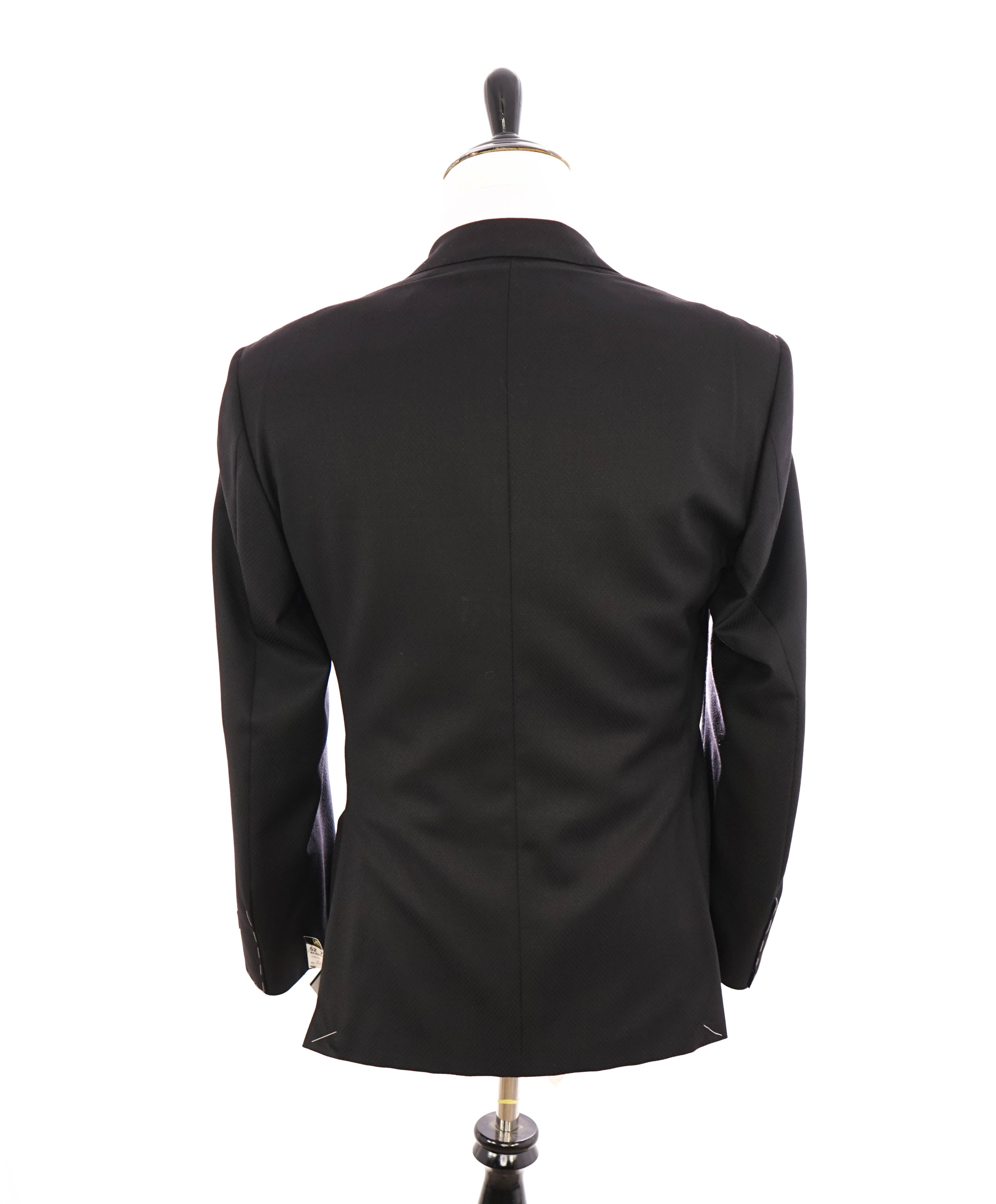 $1,595 CORNELIANI - *17,75 MICRONS* Black STAPLE Blazer - 42S