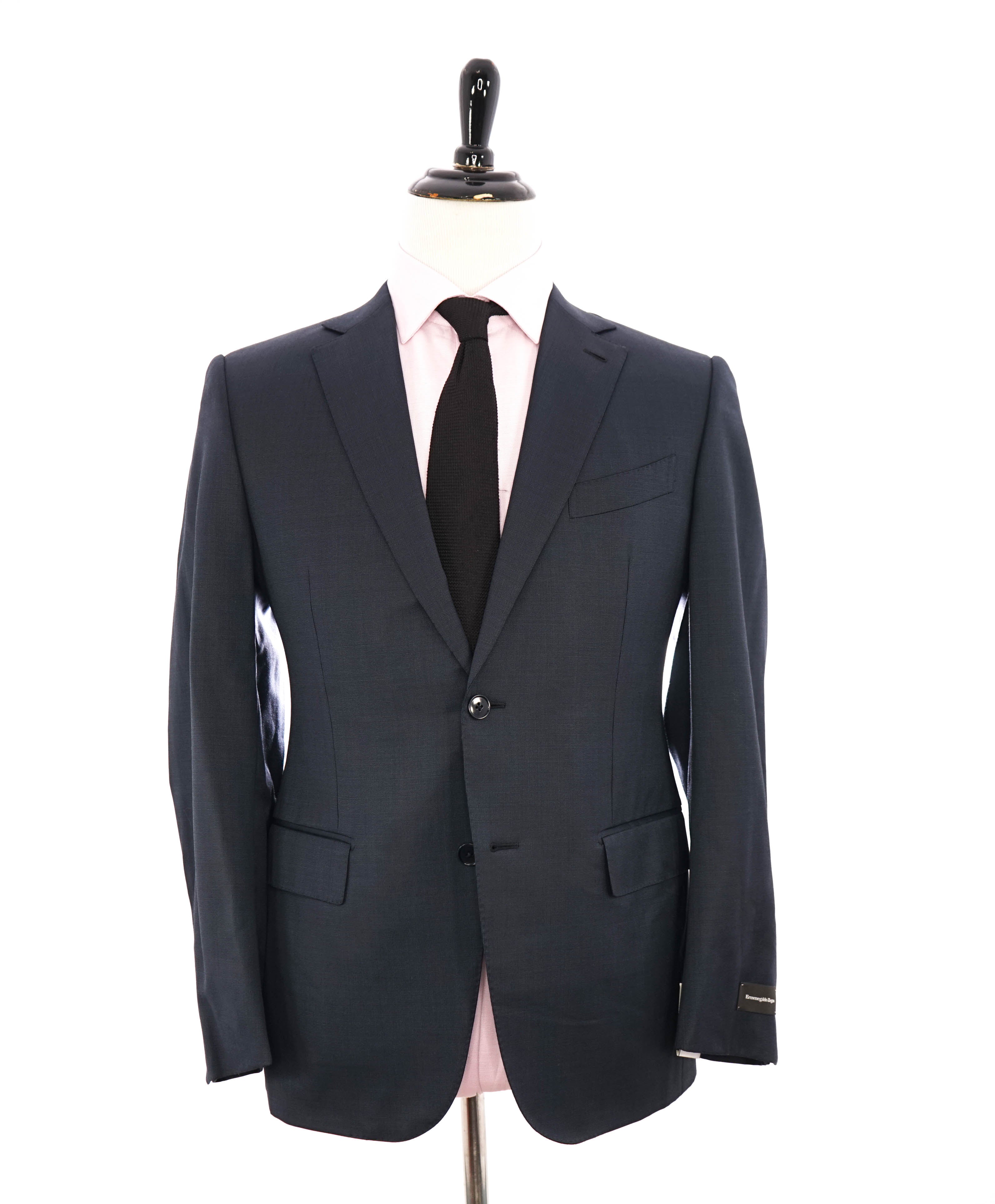 $2,695 ERMENEGILDO ZEGNA - Blue Pindot *CLOSET STAPLE* “MultiSeason” Blazer - 40S