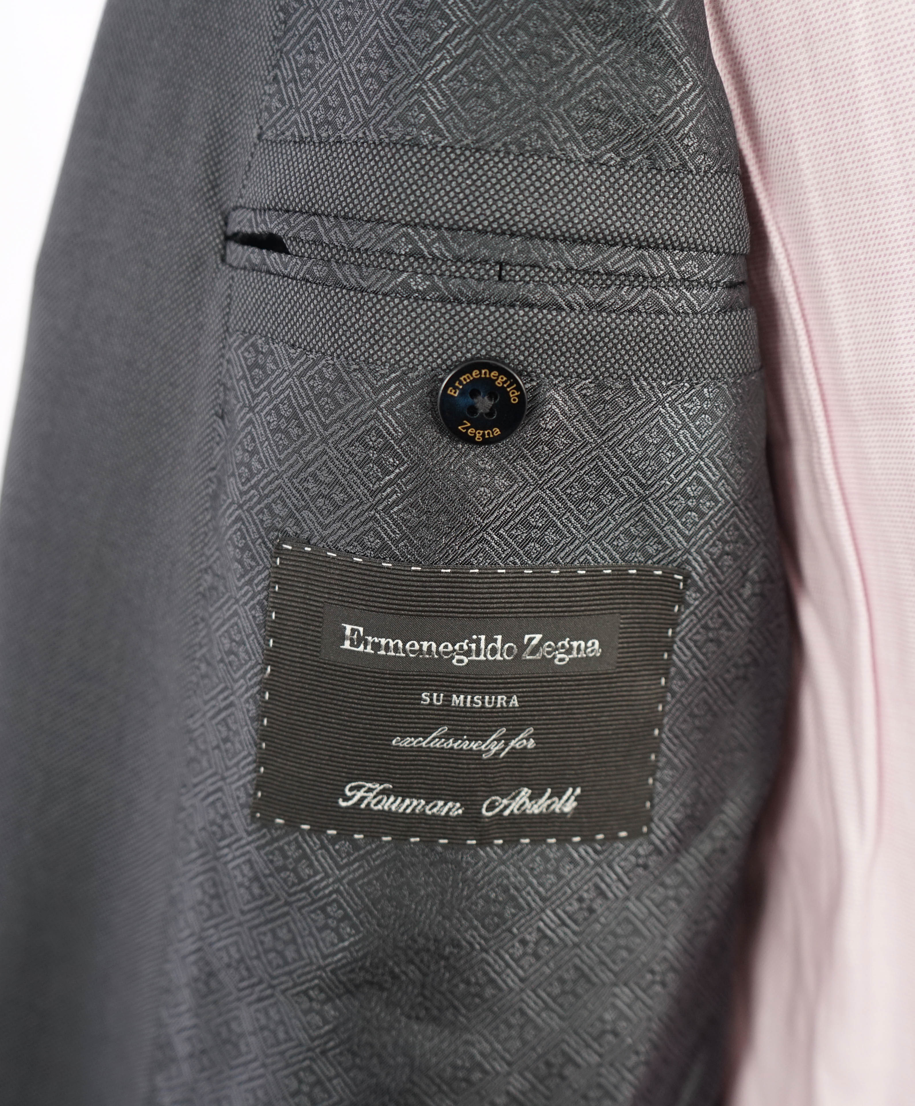 $3,995 ERMENEGILDO ZEGNA- “TORFEO 600” Su Misura Silk Blazer- 48S