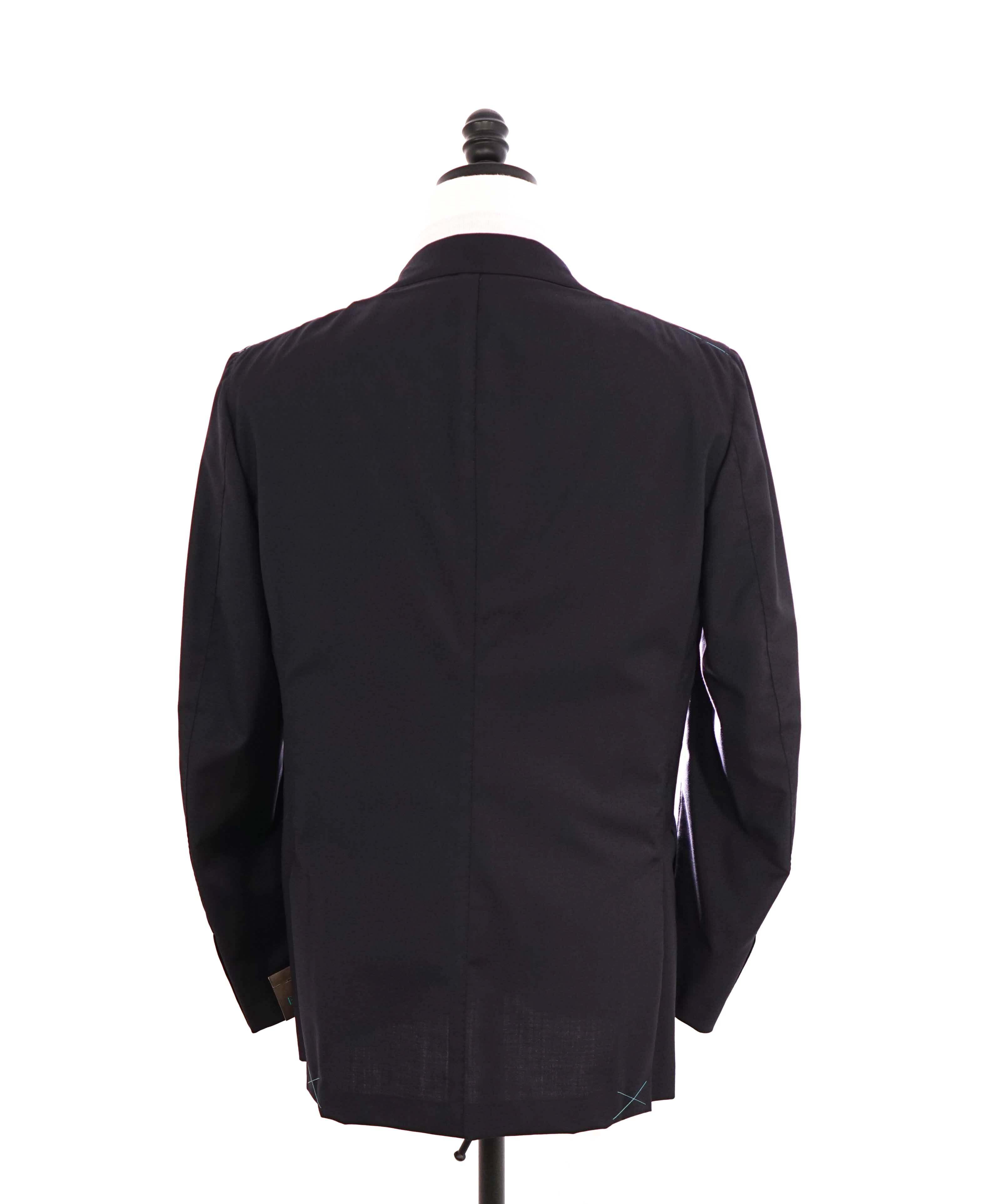 $1,495 EIDOS - By ISAIA 2/3 Button Roll Lapel Semi-Lined Navy Classic Wool Blazer - 40R