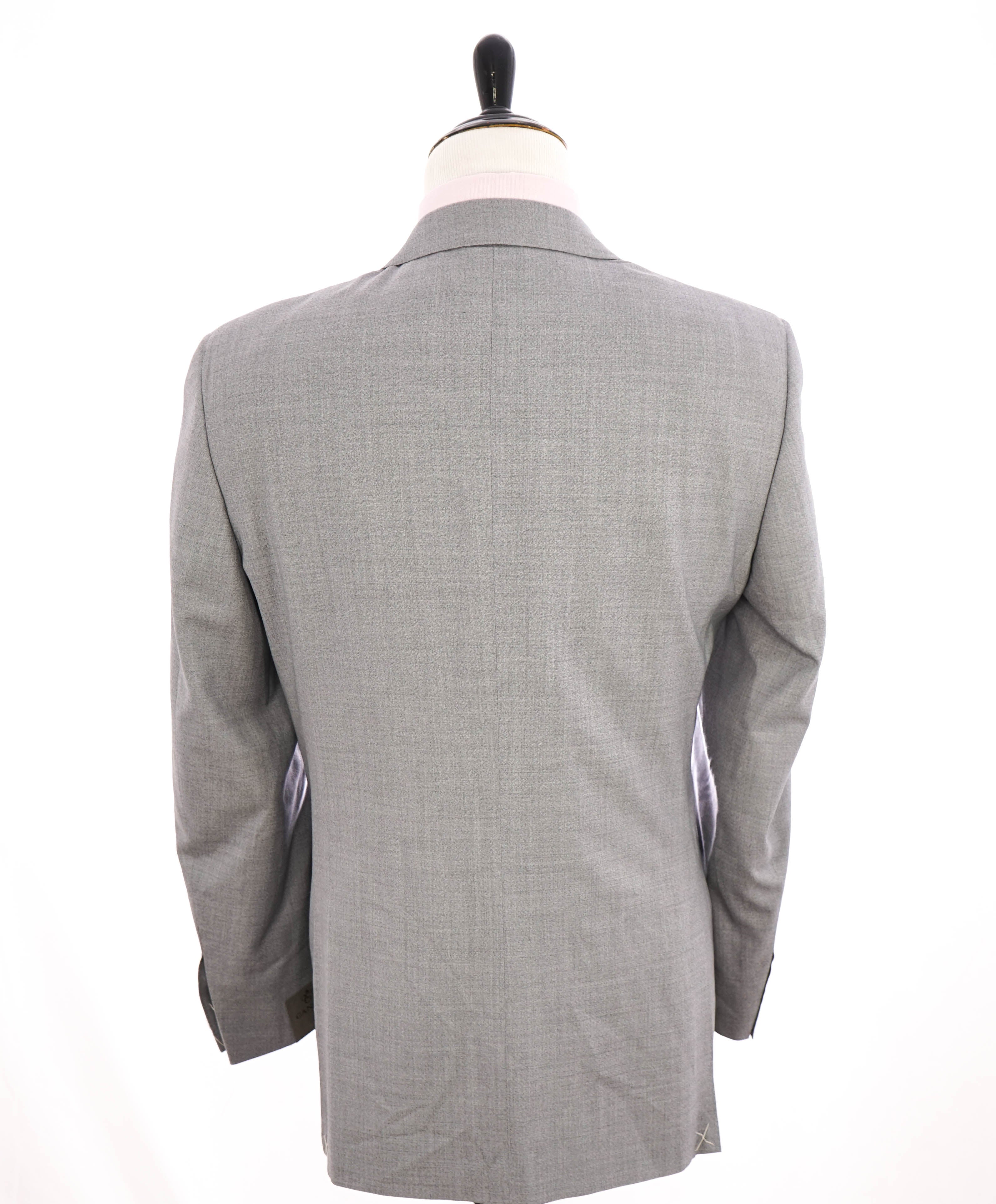 $1,895 CANALI - "NATURAL COMFORT" Light Gray Summer Blazer - 46R