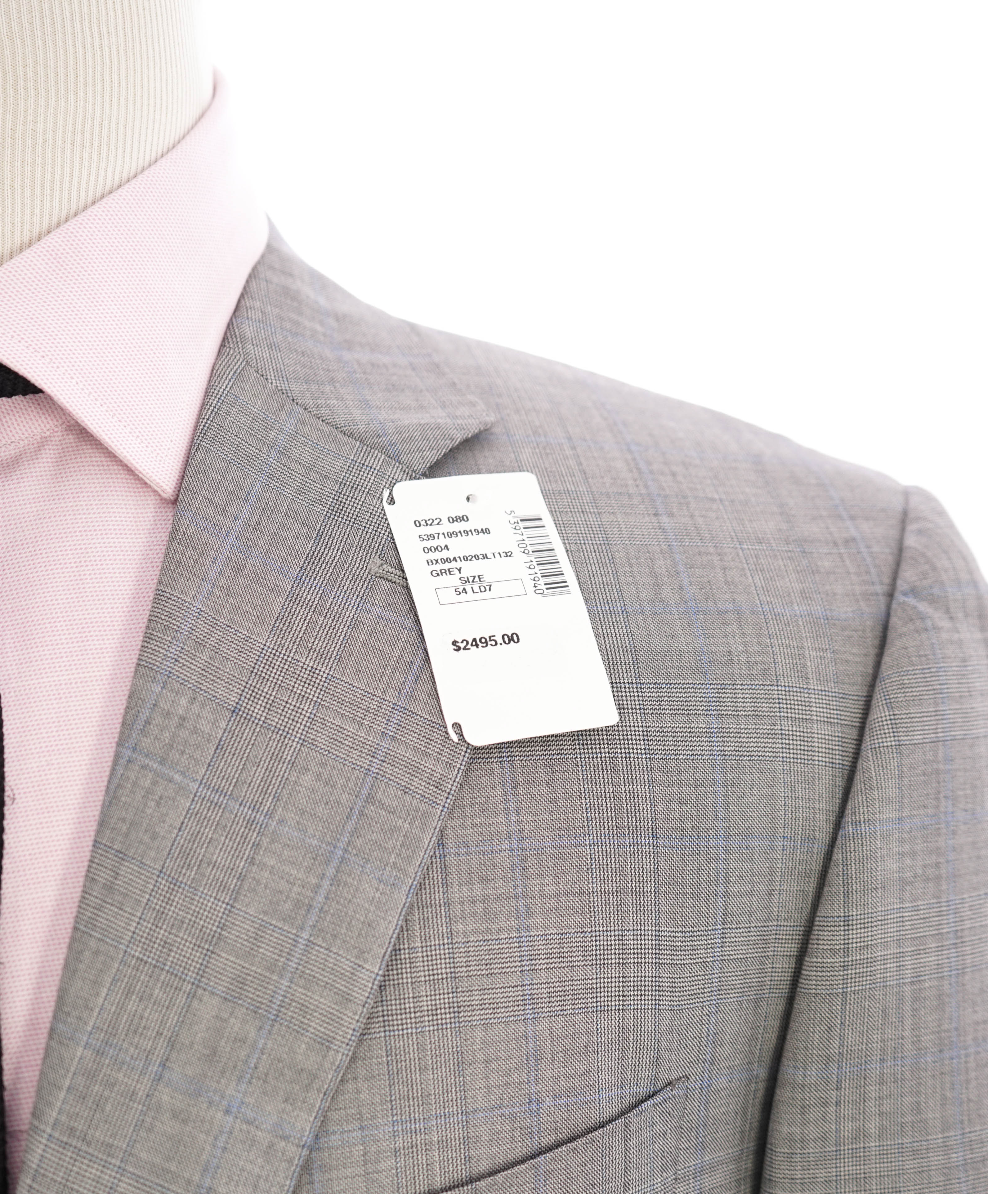 $2,495 CANALI - "EXCLUSIVE Super 160's" Prince of Wales Blazer - 44L