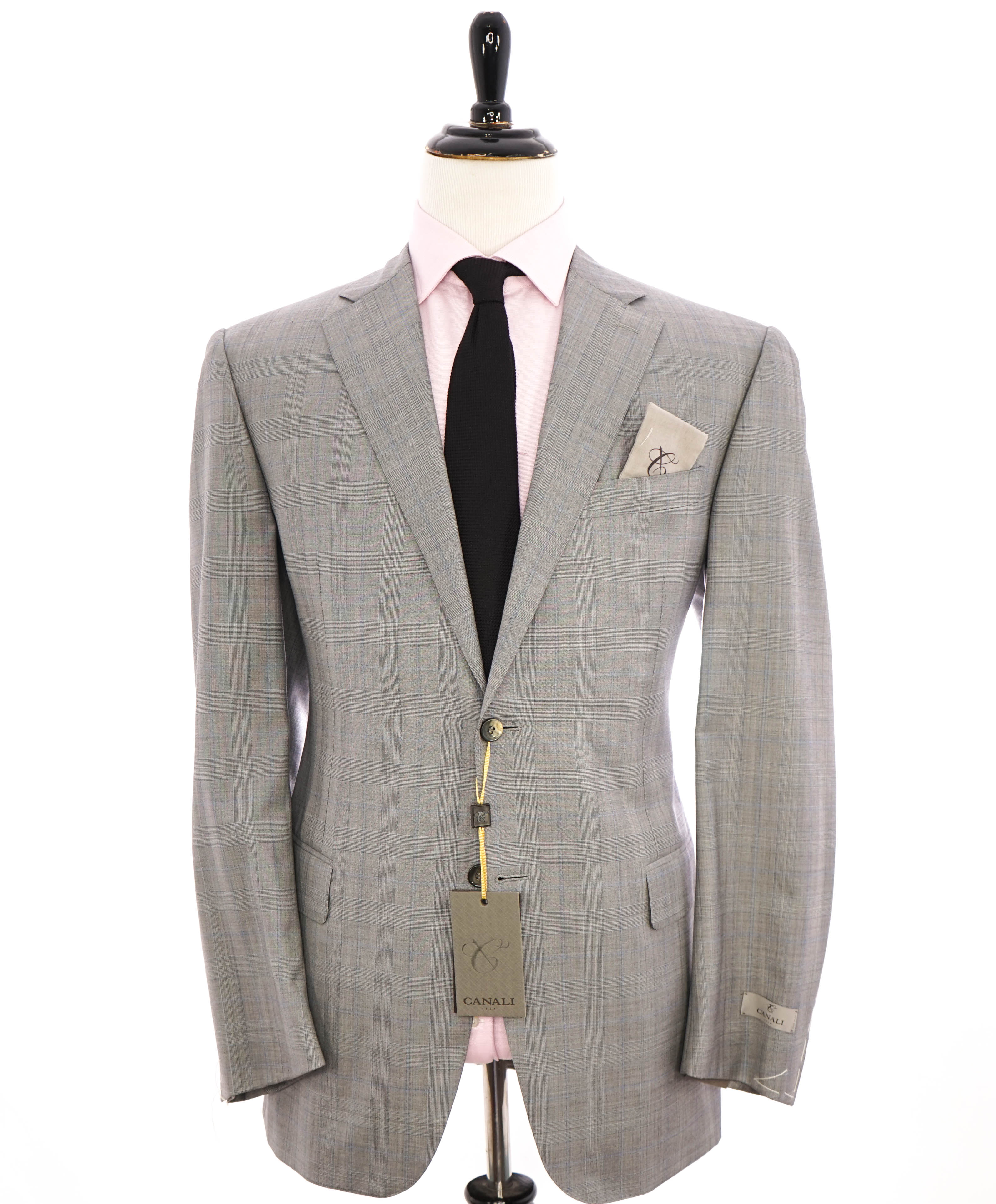 $2,495 CANALI - "EXCLUSIVE Super 160's" Prince of Wales Blazer - 44L