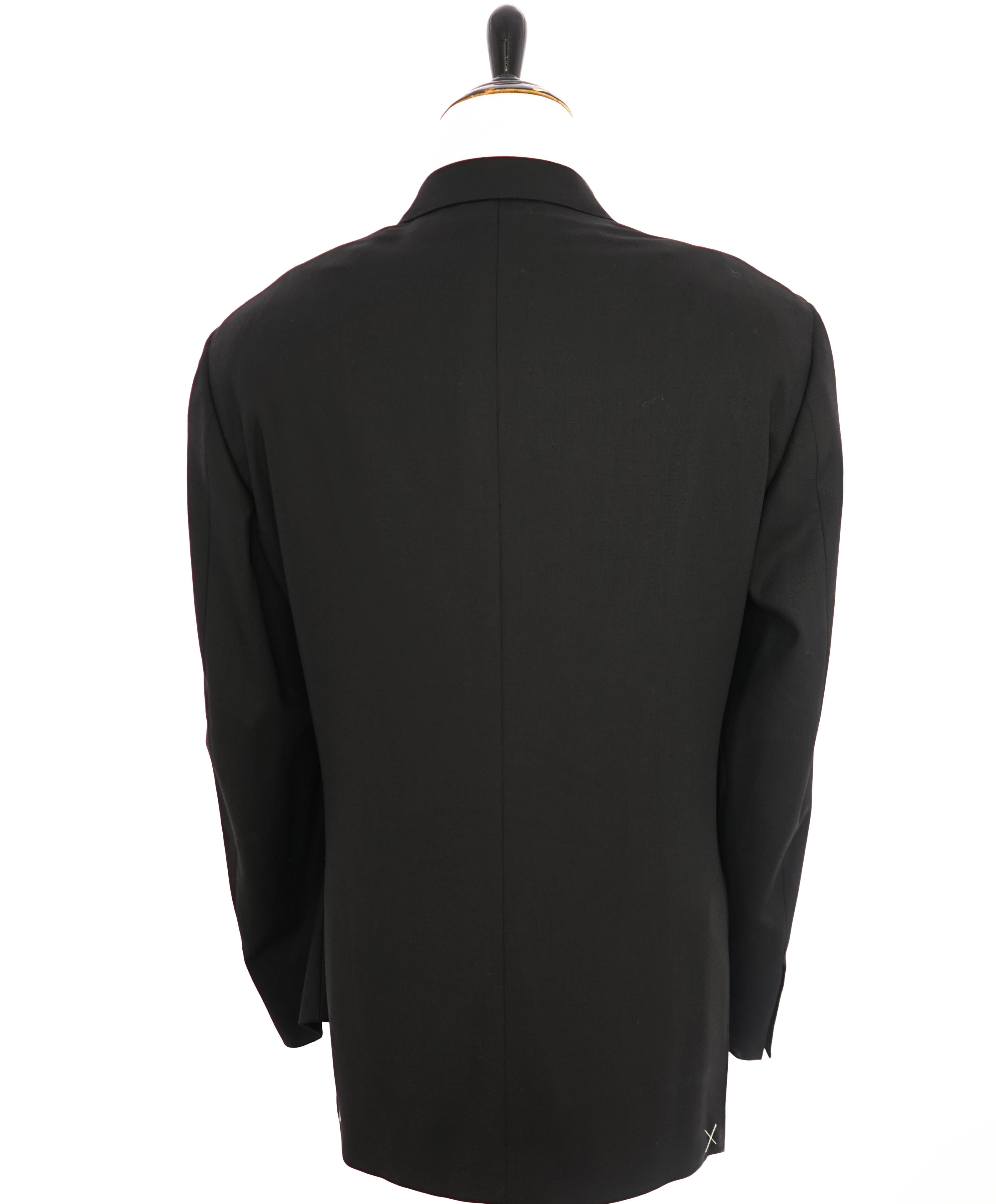 $1,895 CANALI - "WATER RESISTANT" Black Textured Wool Blazer - 52L