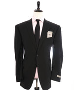 $1,895 CANALI - "WATER RESISTANT" Black Textured Wool Blazer - 52L