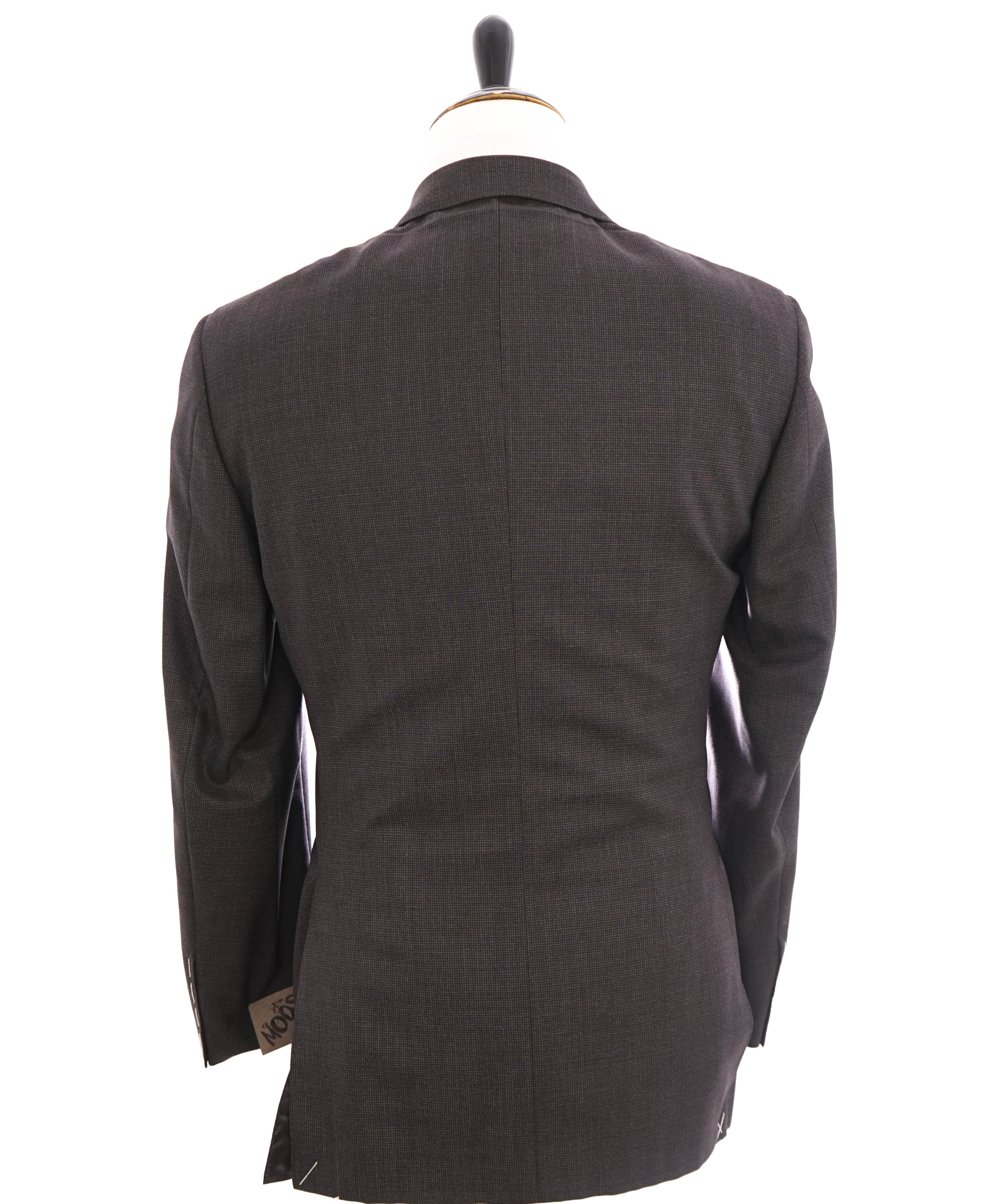 $1,895 CANALI - "TRAVEL" Blue / Brown Houndstooth Blazer - 40R