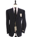 $1,895 CANALI - "WATER RESISTANT" Navy Textured Wool Blazer - 52L