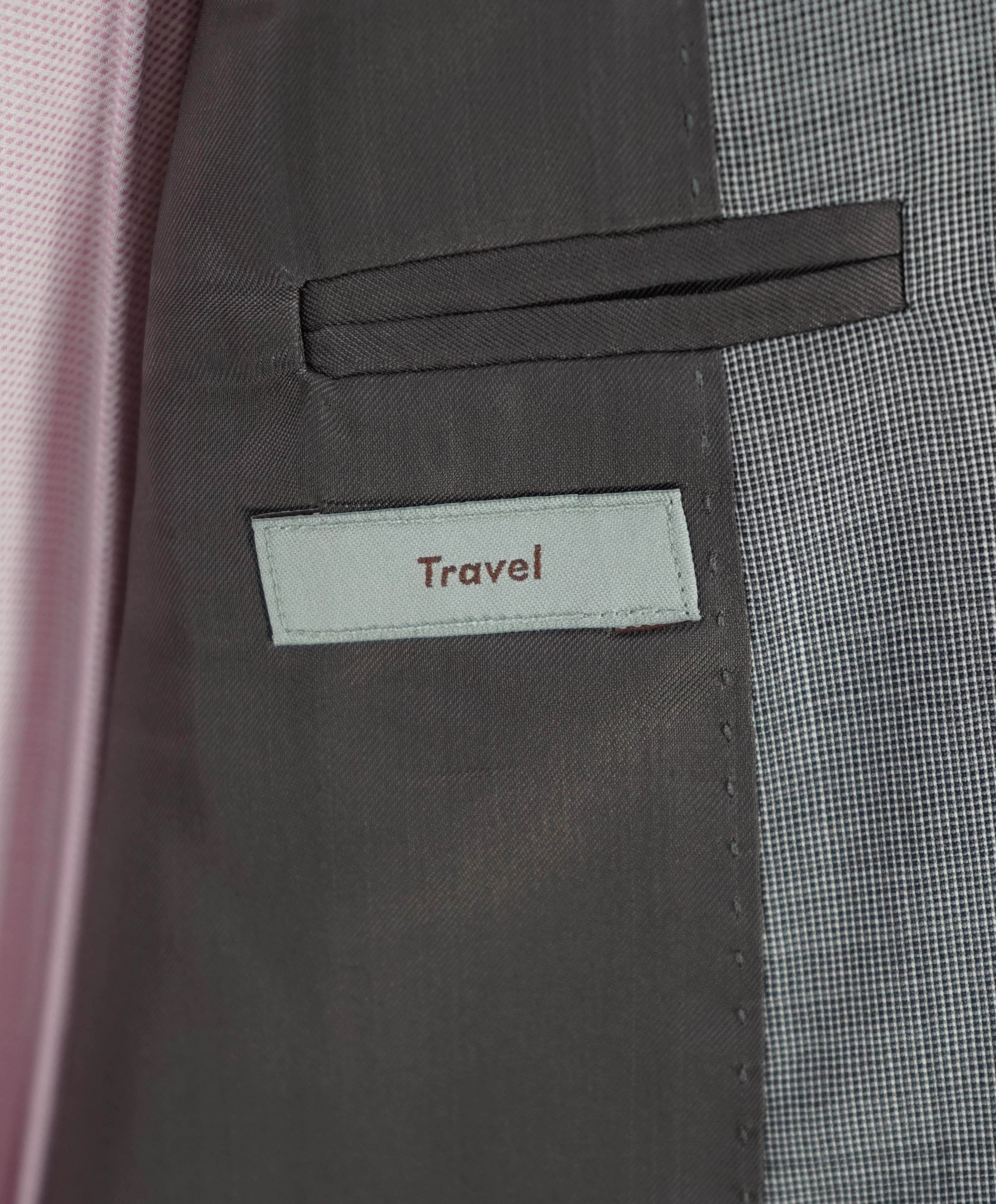 $1,895 CANALI - "Travel" Gray Textured Blazer - 42R