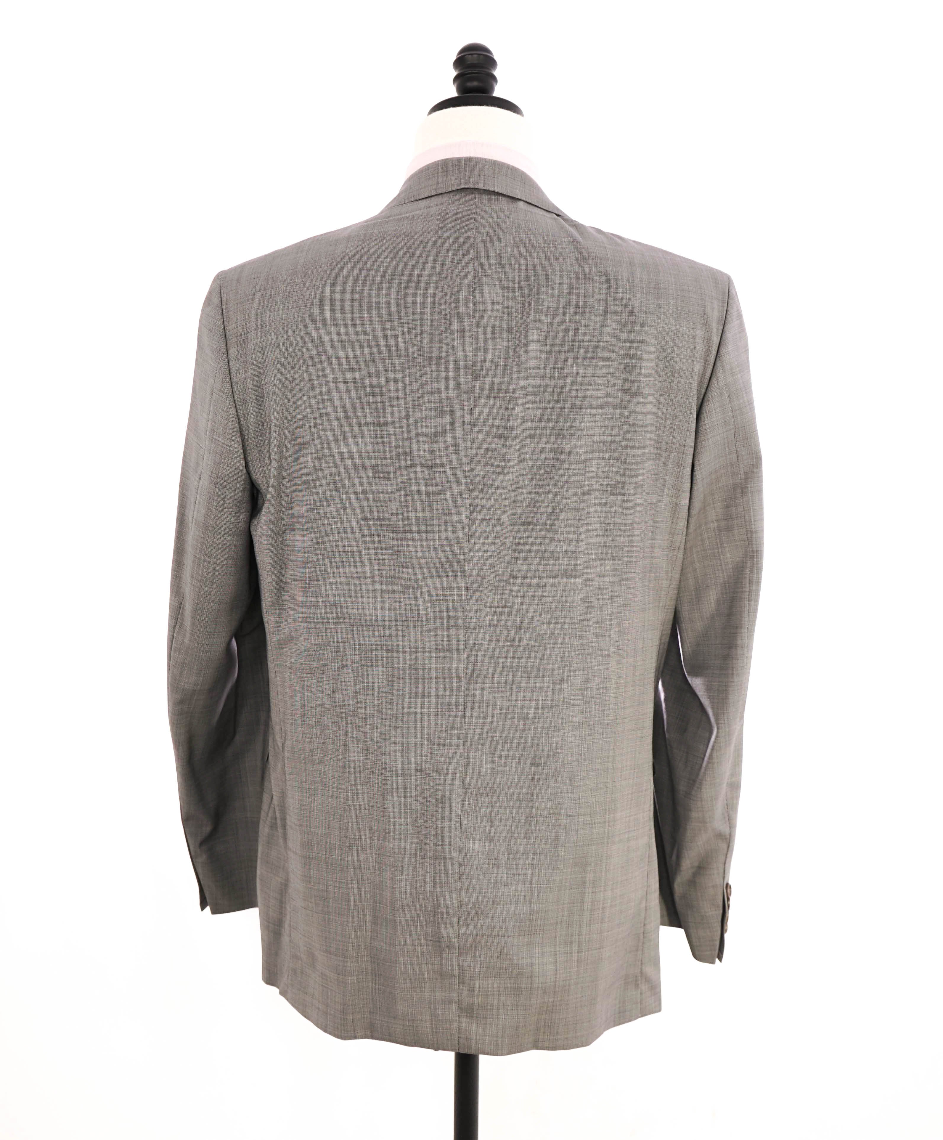 $1,895 CANALI - "Travel" Gray Textured Blazer - 42R