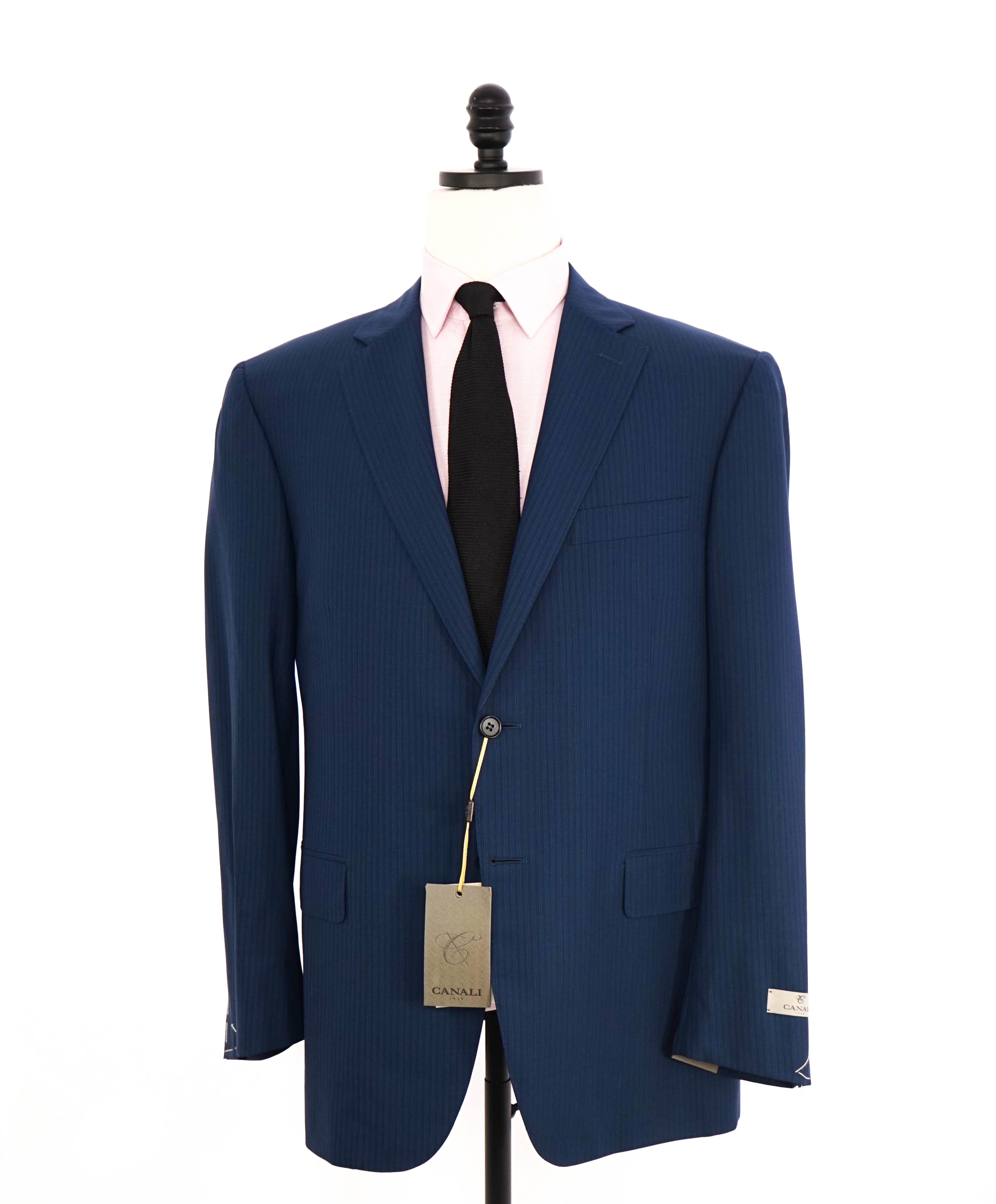 $1,895 CANALI - "IMPECCABILE" Navy Blue Textured Blazer - 44R