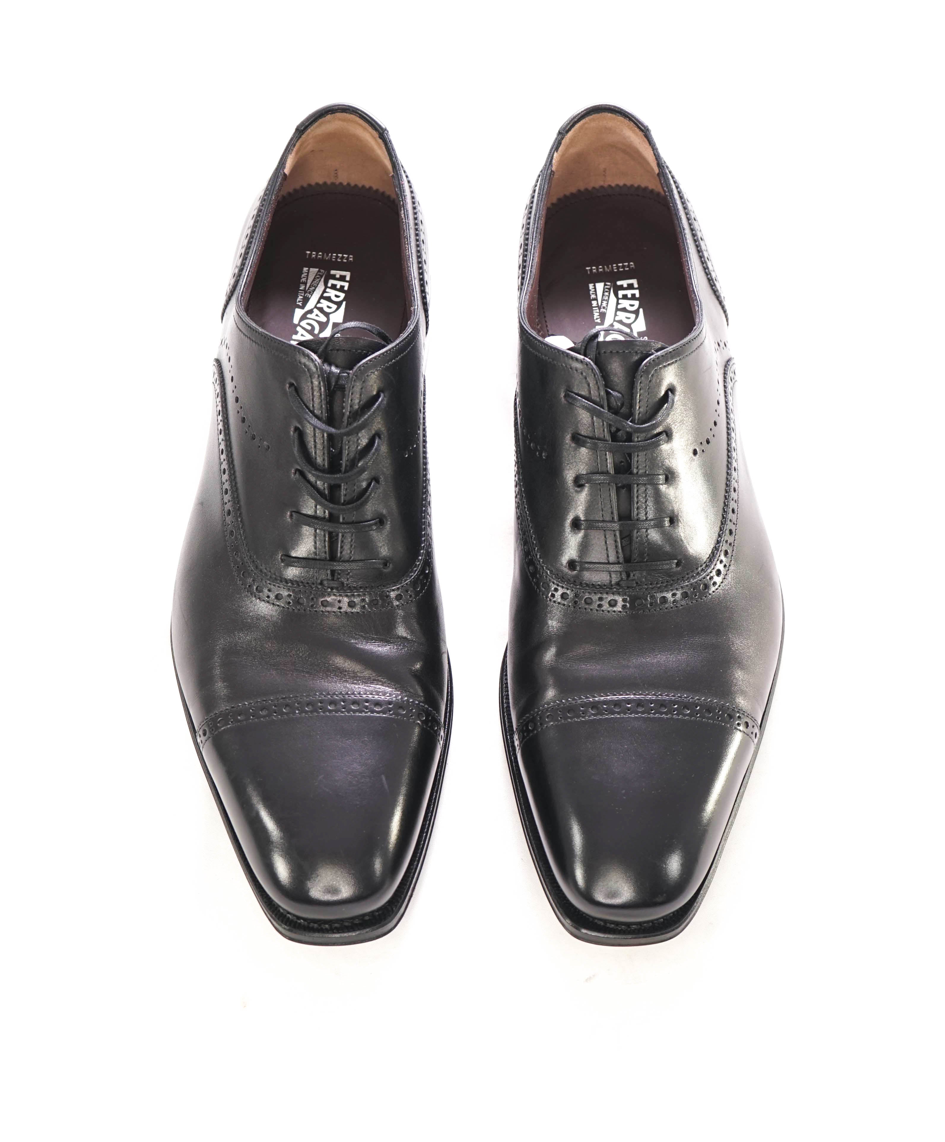 $1,650 SALVATORE FERRAGAMO - "TRAMEZZA" Pizzarro  SPECIAL EDITION Oxfords - 12 D US