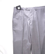 LORO PIANA For SAKS 5TH AVE “Super 150's Wool” Gray Flat Front Pants - 36W