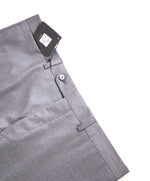 LORO PIANA For SAKS 5TH AVE “Super 150's Wool” Gray Flat Front Pants - 36W