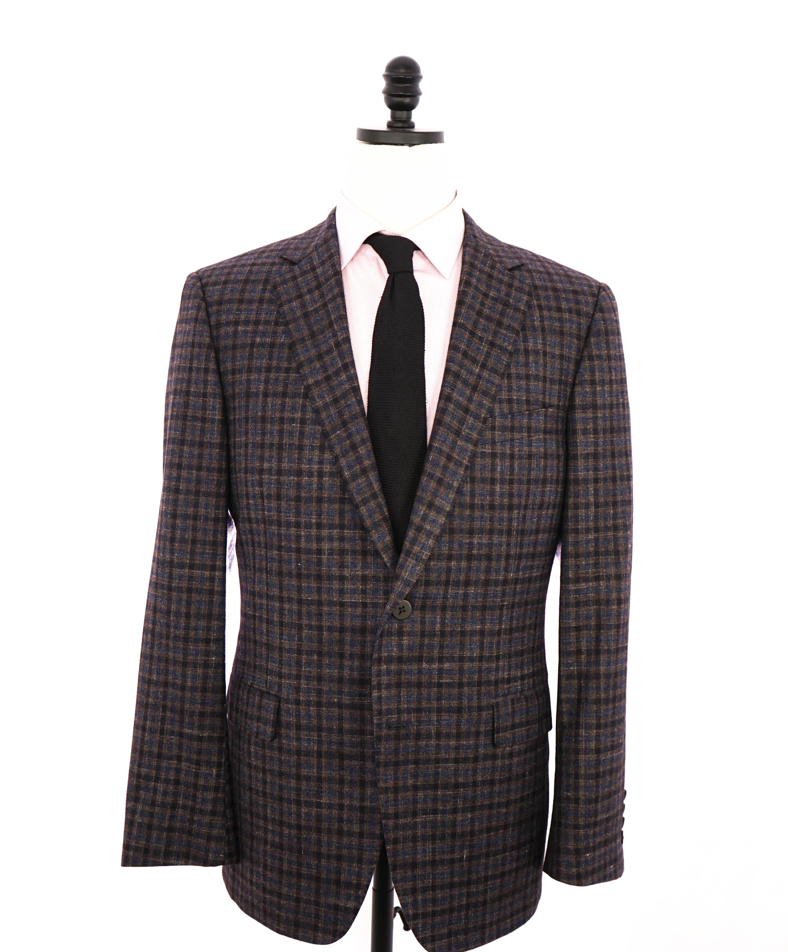 SAMUELSOHN - LORO PIANA Wool/Silk/CASHMERE Check Blazer - 42R