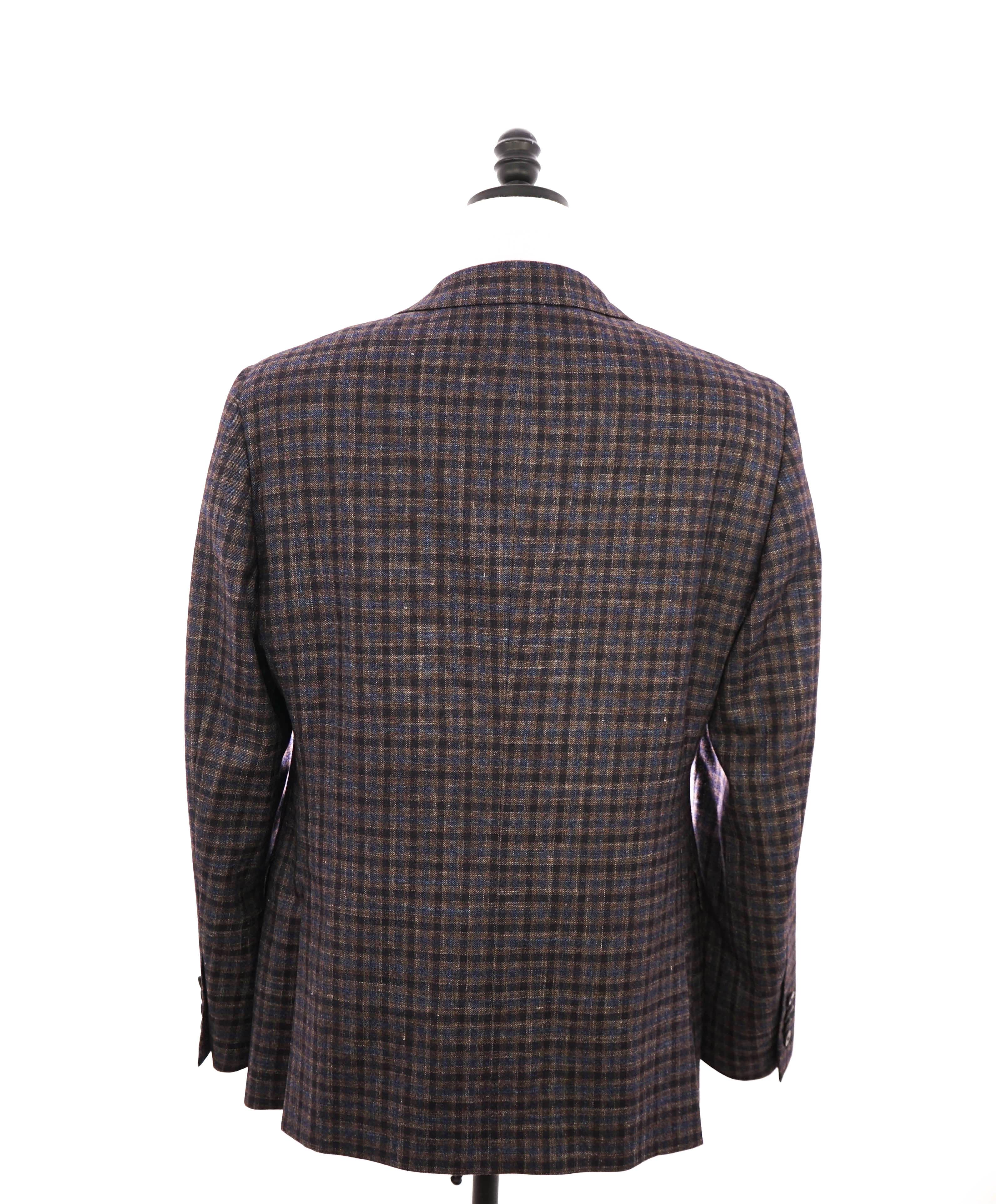 SAMUELSOHN - LORO PIANA Wool/Silk/CASHMERE Check Blazer - 42R