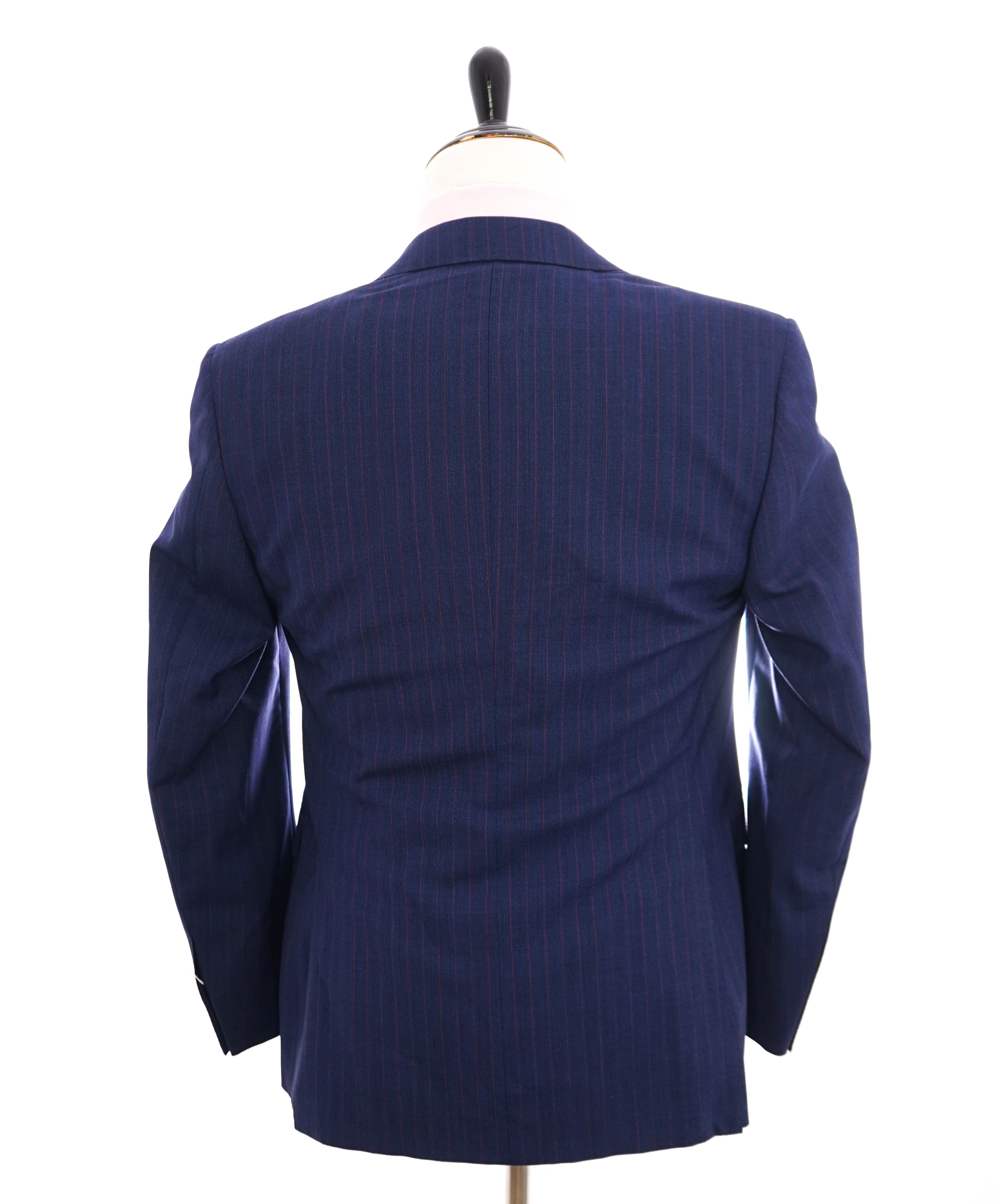 $1,895 CANALI - "IMPECCABILE" Blue Red Textured Blazer - 38S