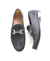 $2,650 SALVATORE FERRAGAMO - “Mason” PYTHON Leather Logo Bit Loafers - 10.5 D