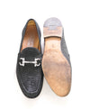 $2,650 SALVATORE FERRAGAMO - “Mason” PYTHON Leather Logo Bit Loafers - 10.5 D