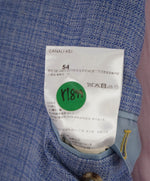 $1,895 CANALI - "KEI" Baby Blue Wool/Silk/Linen Patch Pocket Blazer - 46R