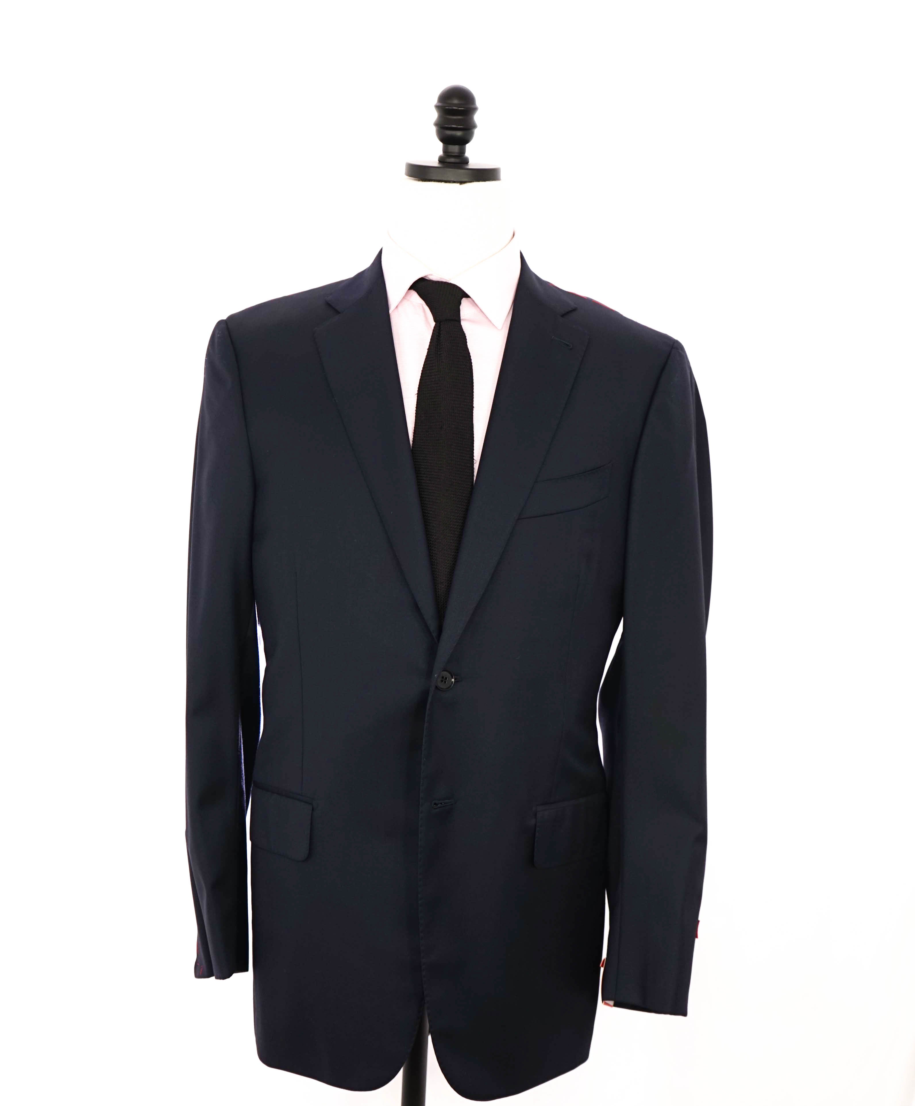 $2,995 ISAIA - "AQUASPIDER S" Super 160's Navy Blue Blazer - 42L