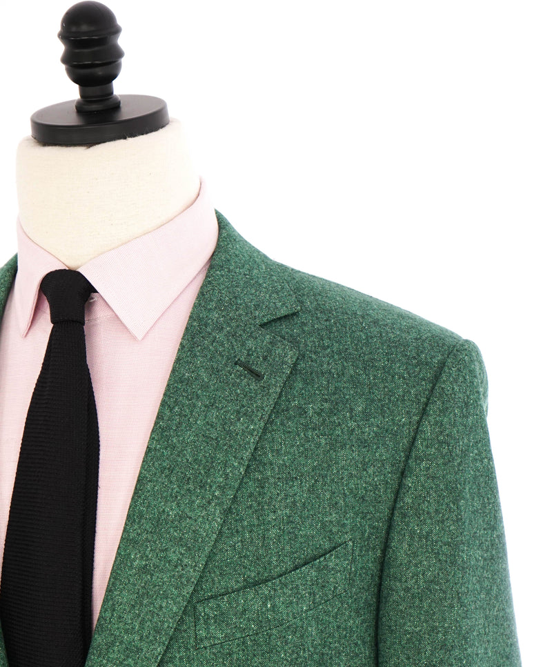 $3,295 ERMENEGILDO ZEGNA - WOOL/LINEN/SILK Green *CUSTOM DESIGN* Blazer - 46R