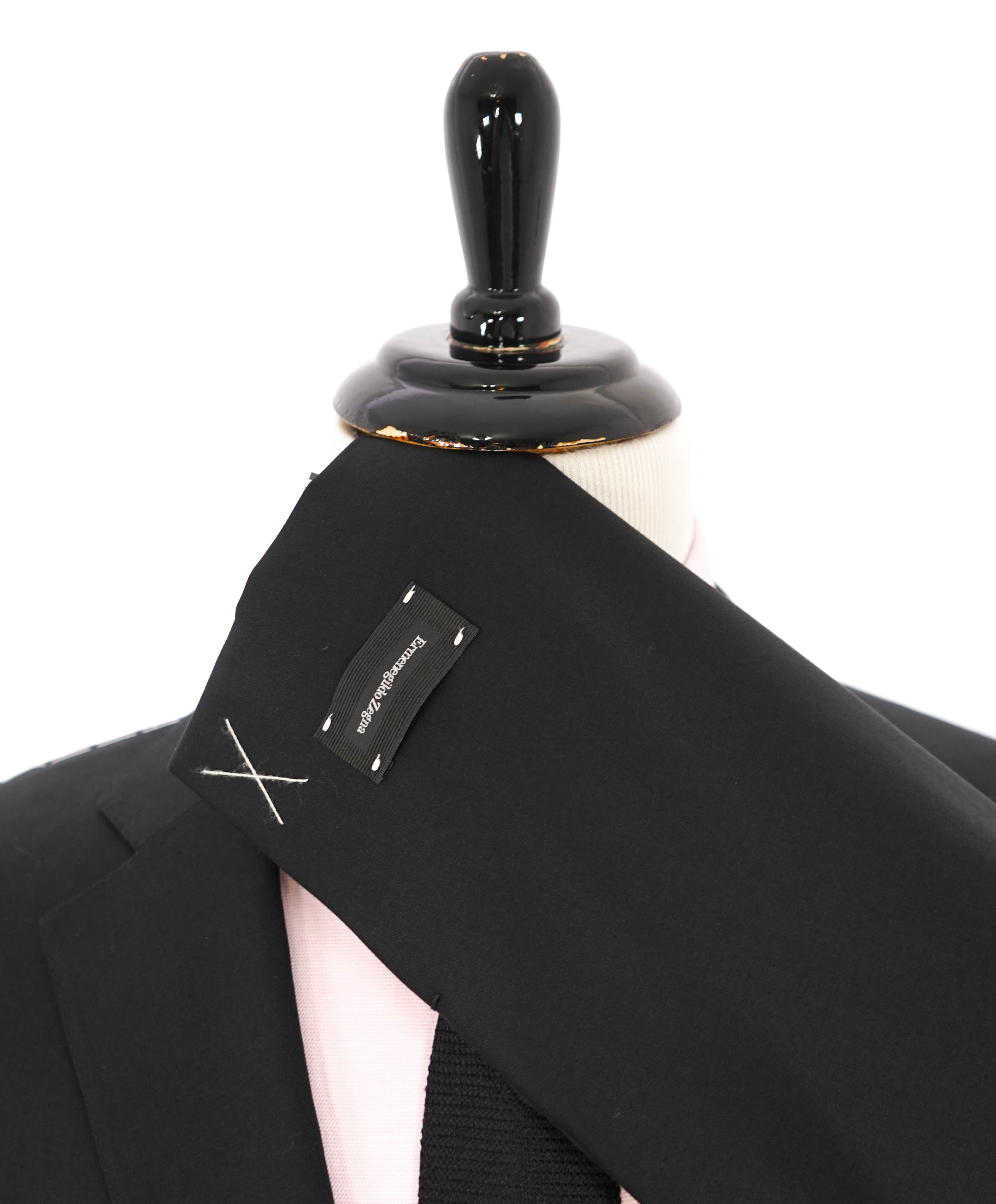 $3,250 ERMENEGILDO ZEGNA - "TROFEO" Black Blazer - 50R