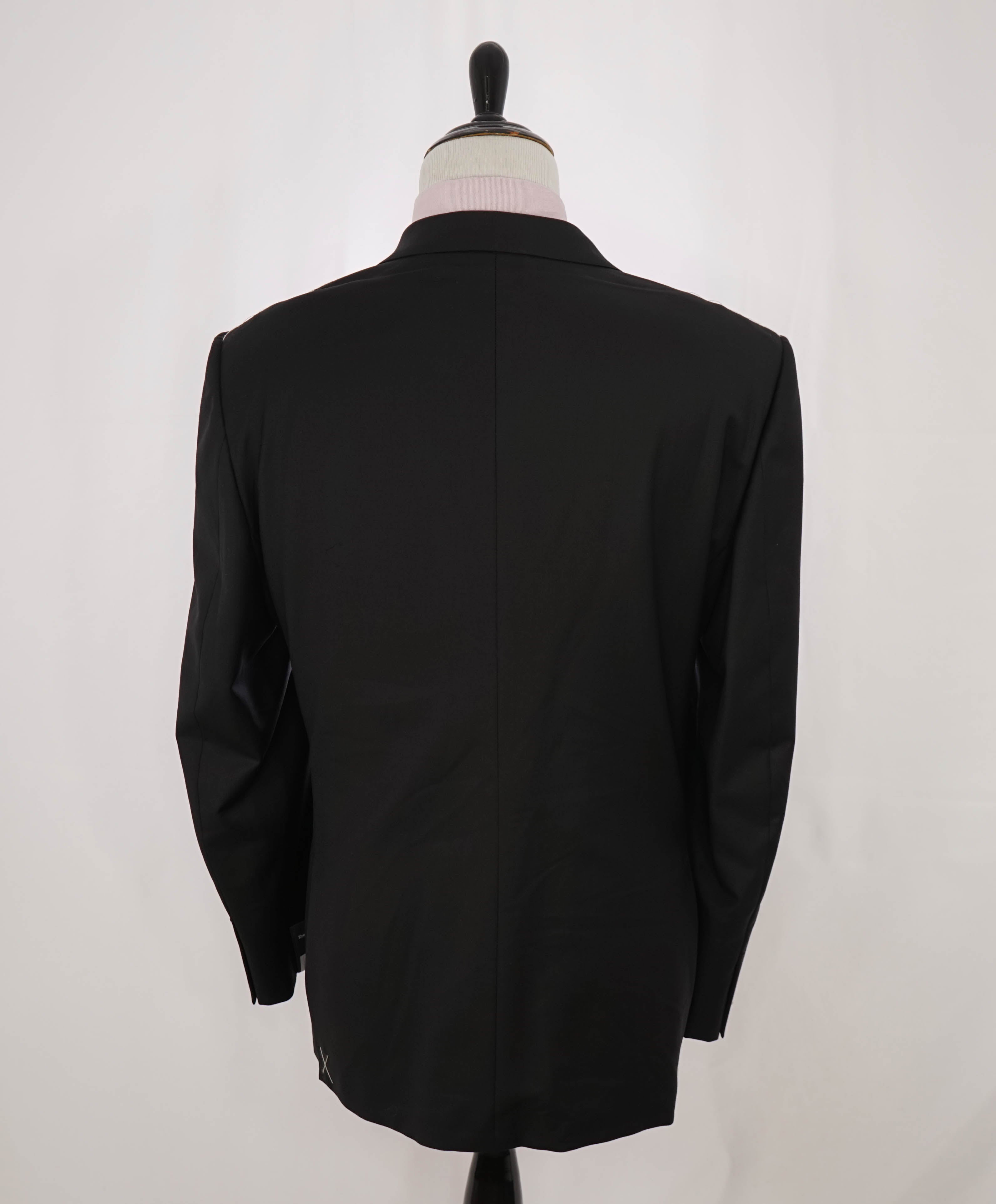 $3,250 ERMENEGILDO ZEGNA - "TROFEO" Black Blazer - 50R