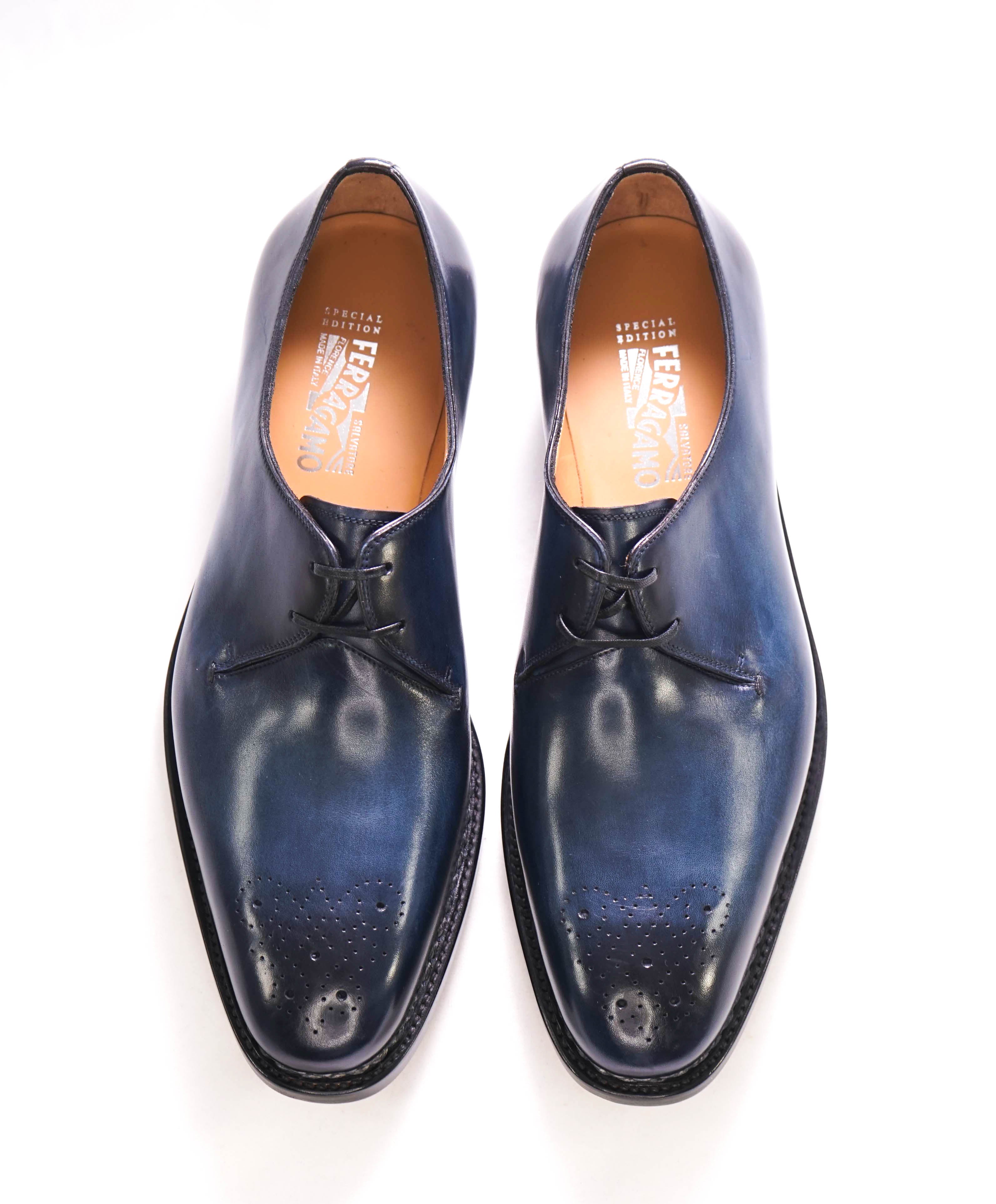 $1,795 SALVATORE FERRAGAMO - "TRAMEZZA" SPECIAL EDITION Oxford - 9 EE